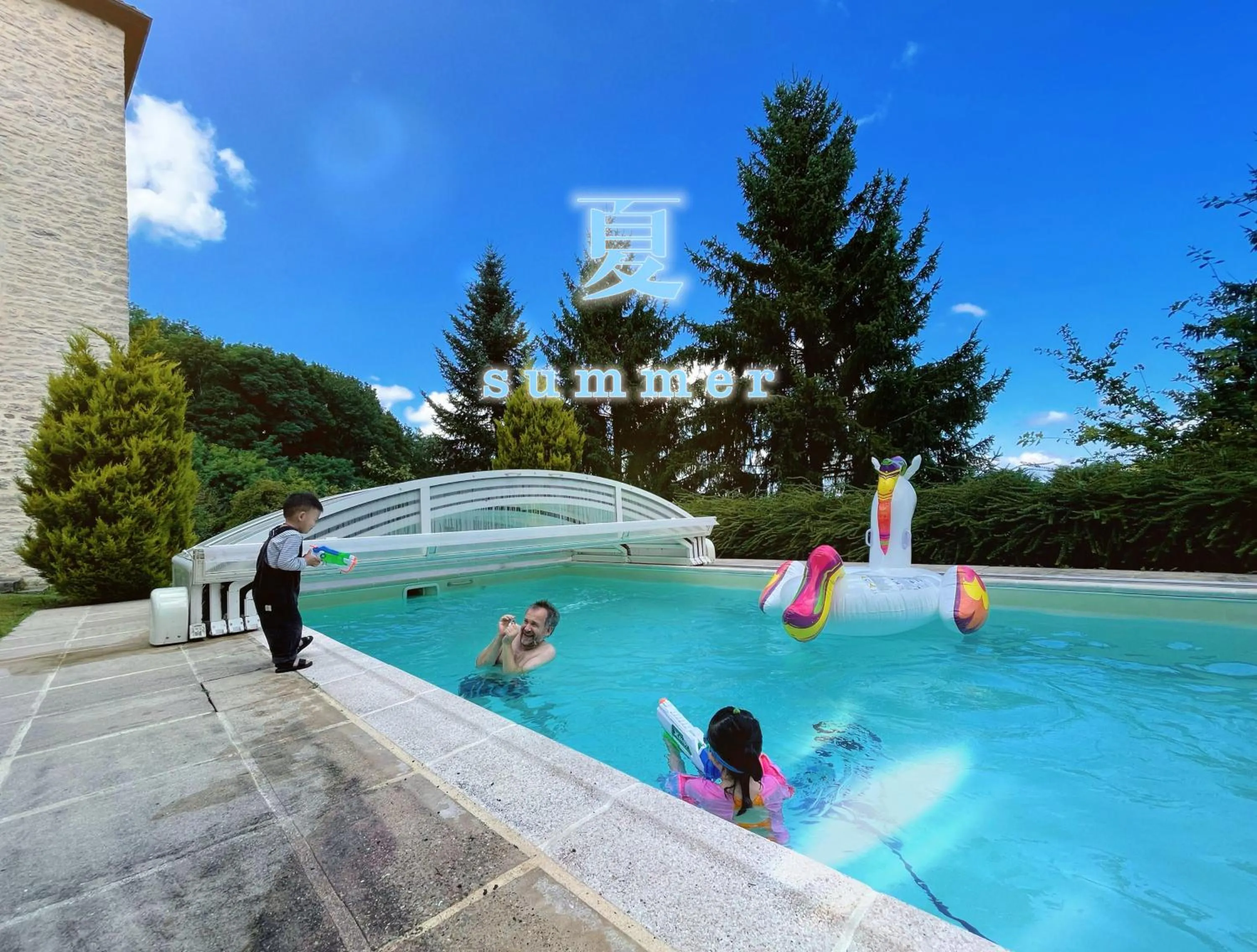 Swimming pool in Manoir Saint-Pierre