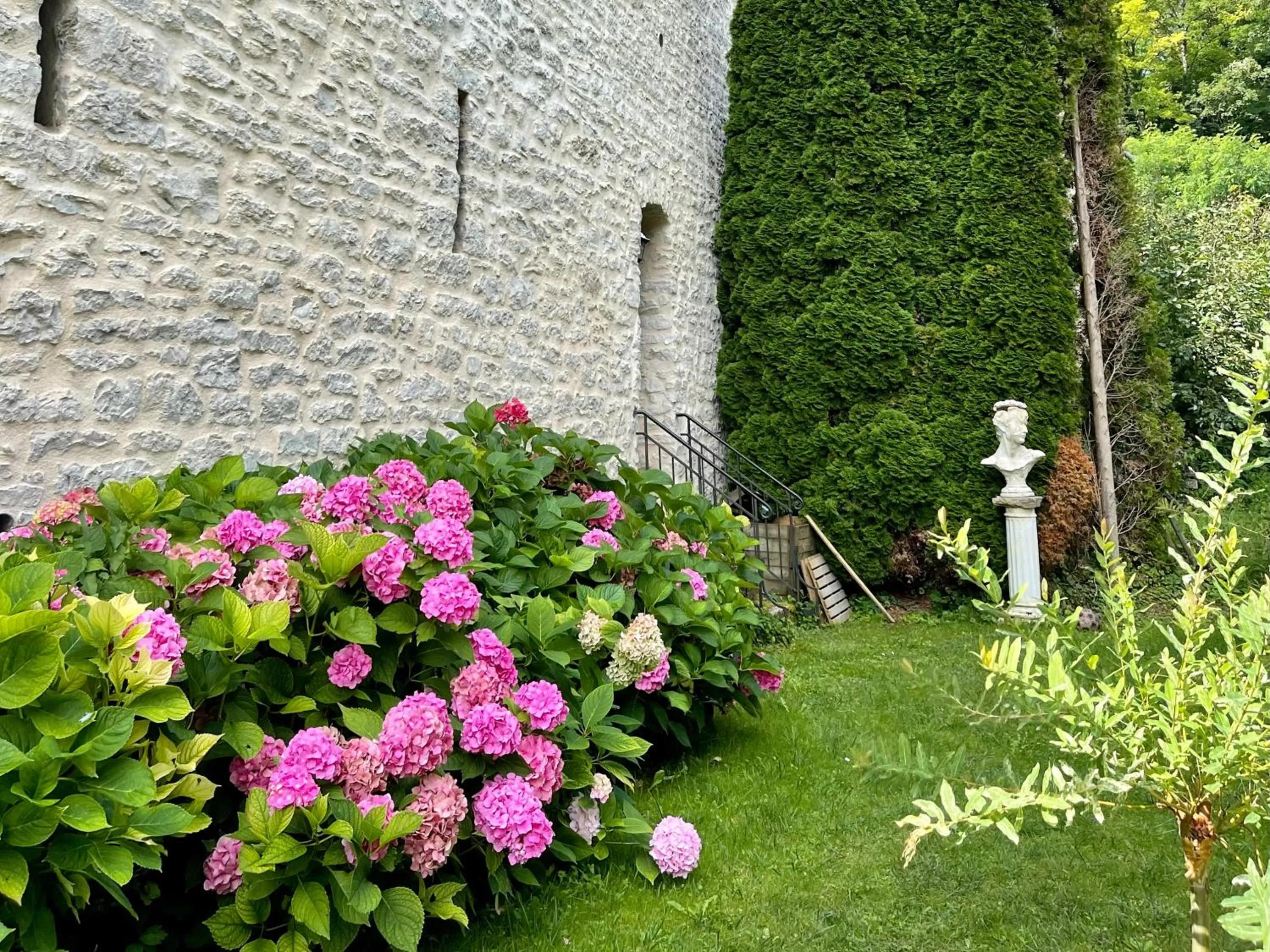 Garden in Manoir Saint-Pierre