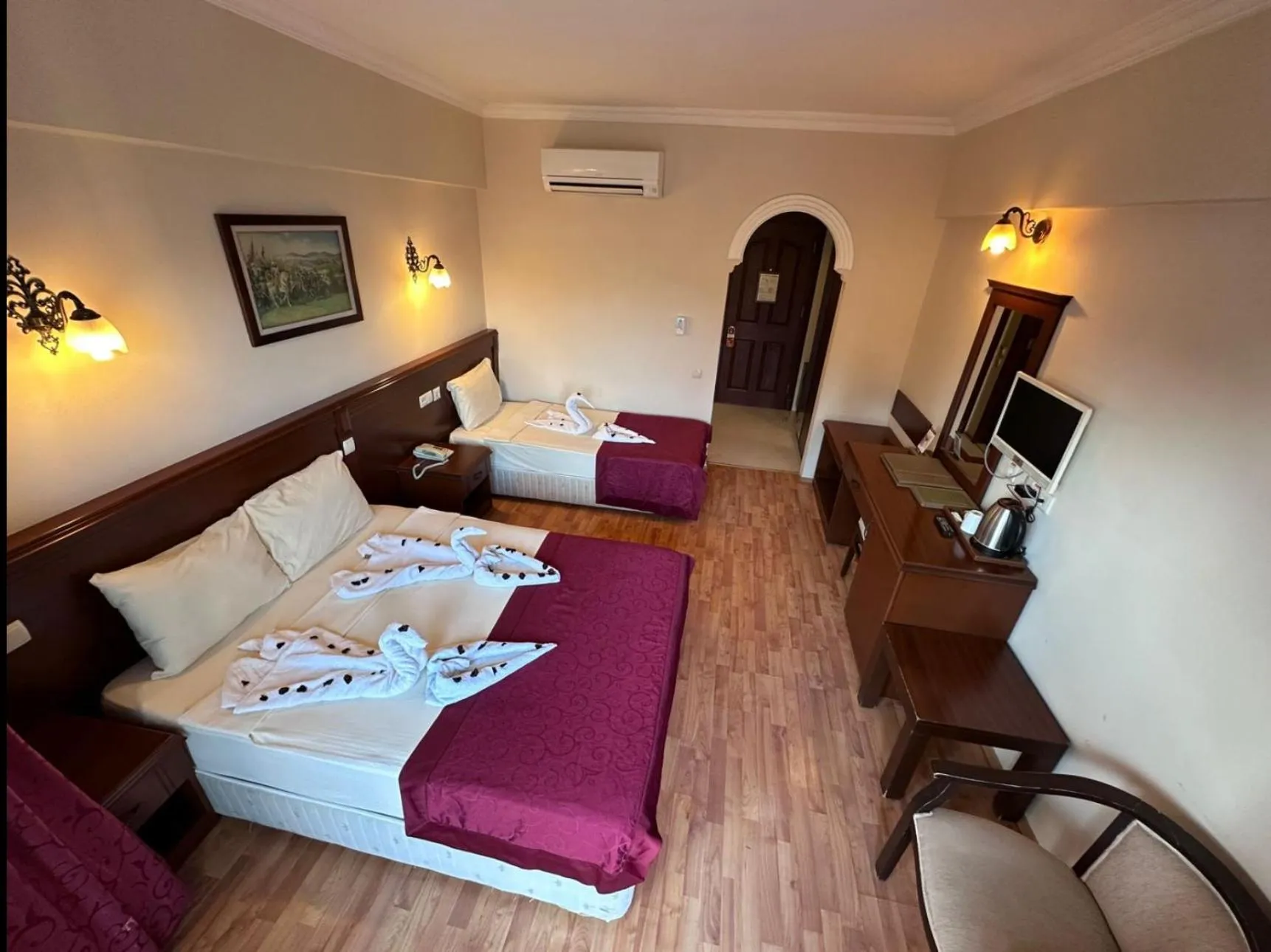 Bed in STELLA HOTEL&Spa ALL INCLUSIVE