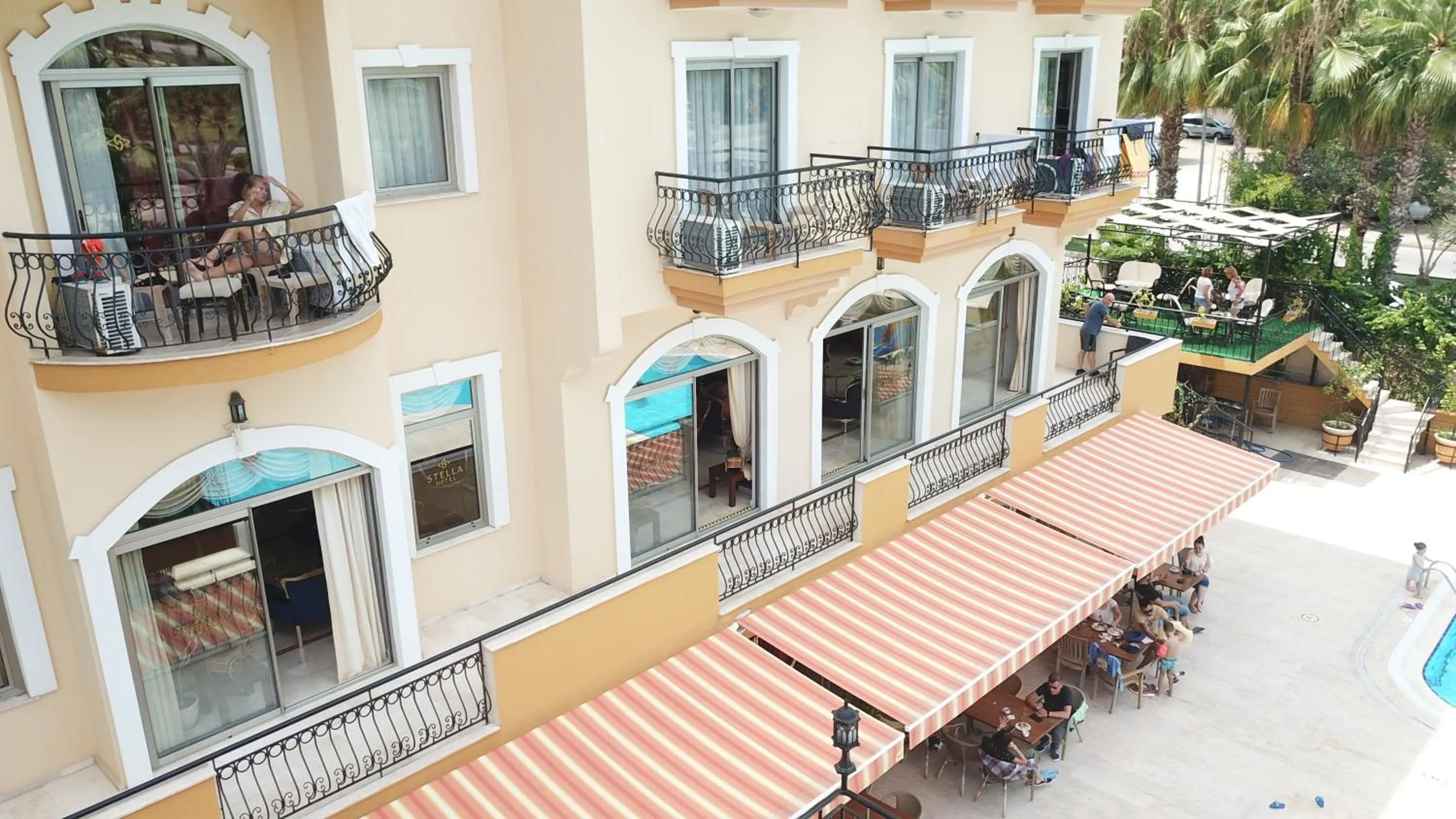 Balcony/Terrace in STELLA HOTEL&Spa ALL INCLUSIVE