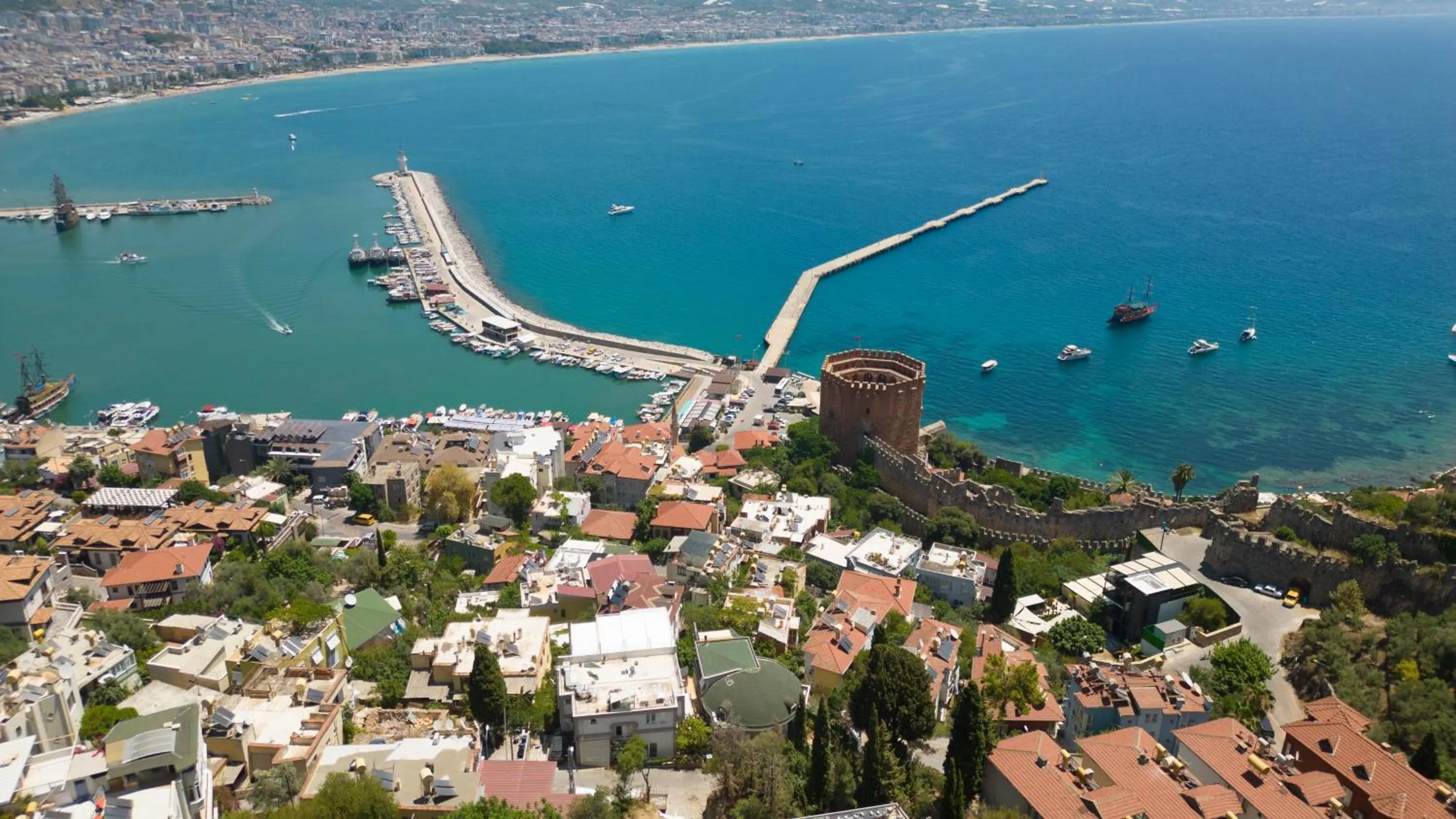 Sea view in Castle Boutique Hotel Alanya