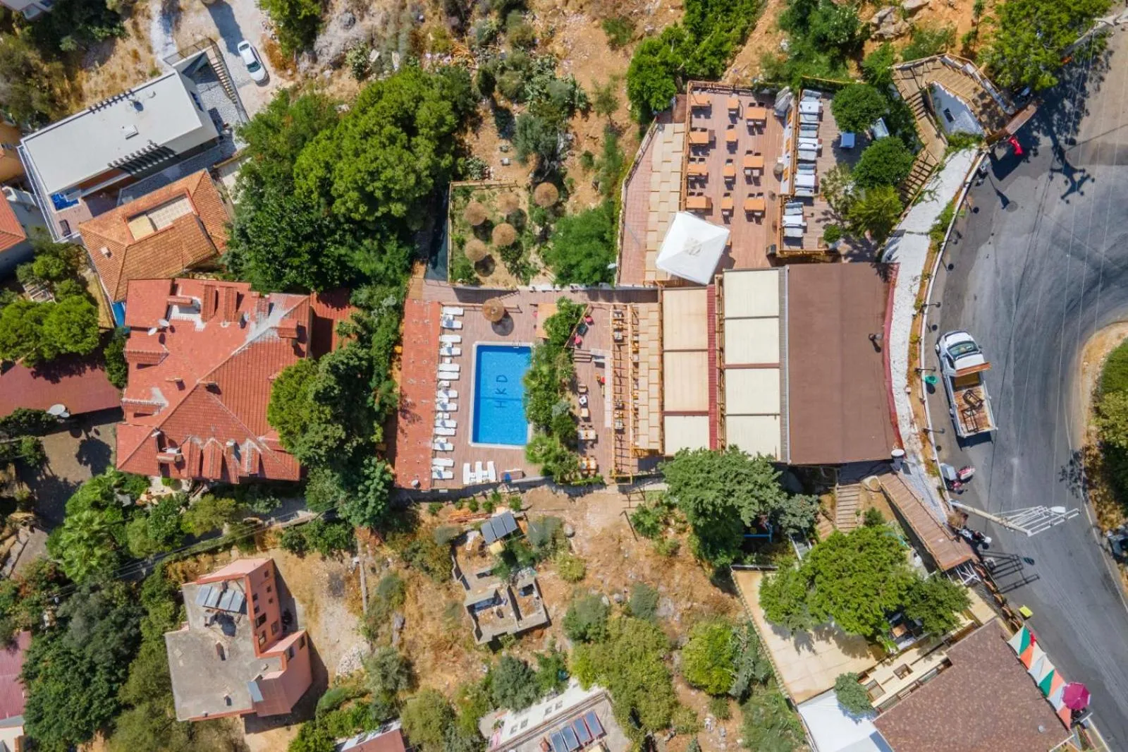 Bird's eye view in Castle Boutique Hotel Alanya