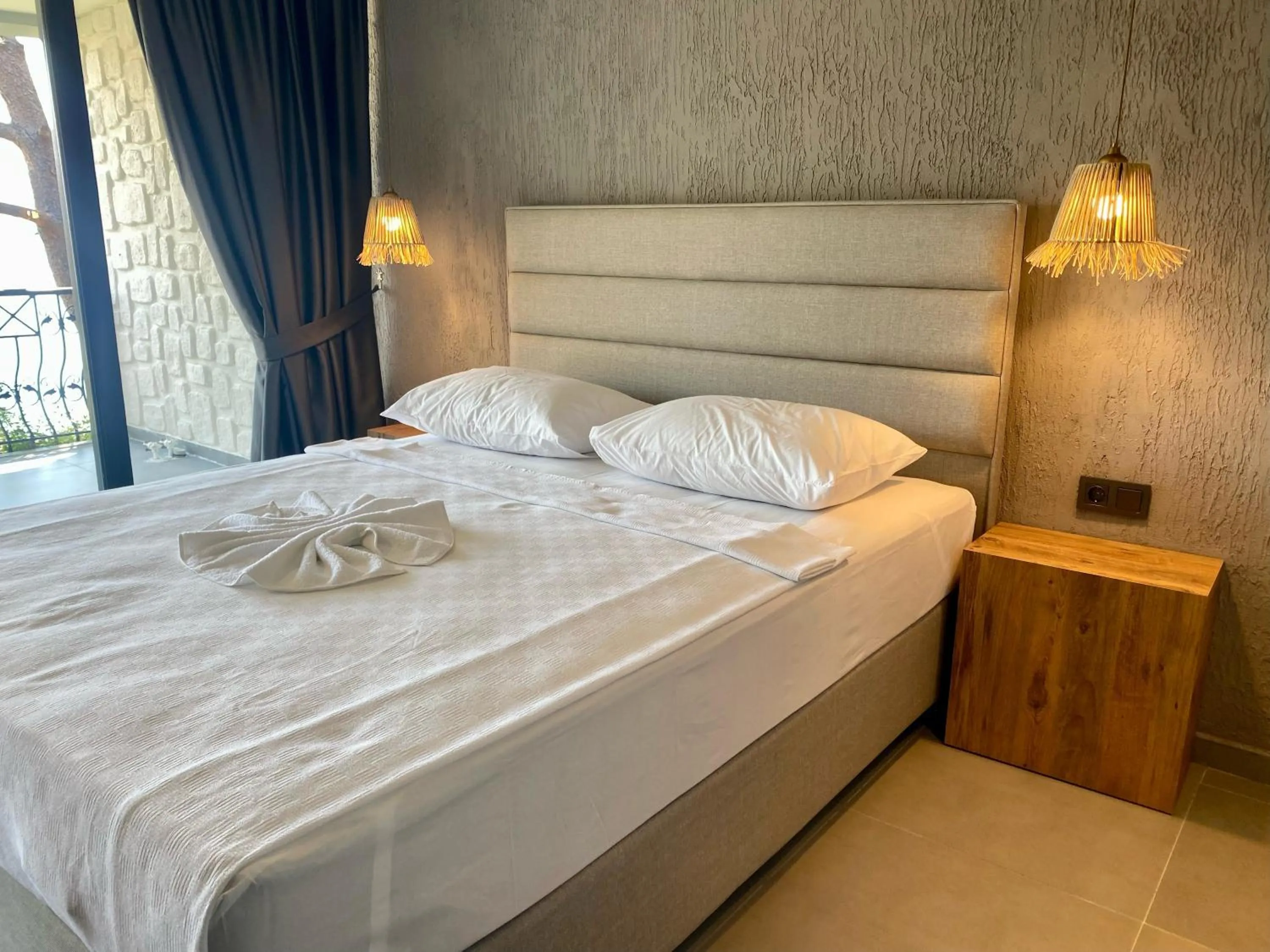 Bed in Castle Boutique Hotel Alanya