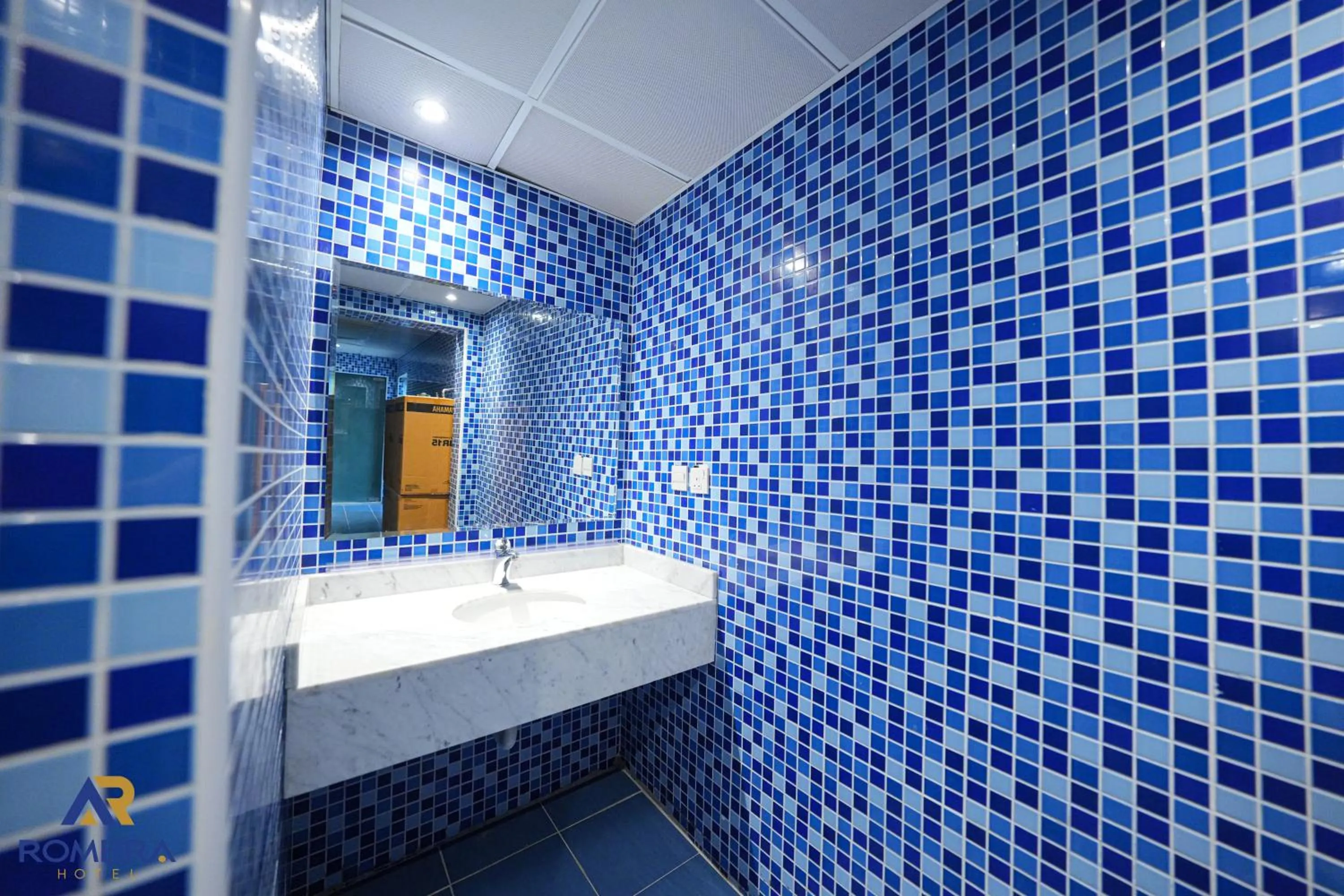 Steam room in Romera Hotel