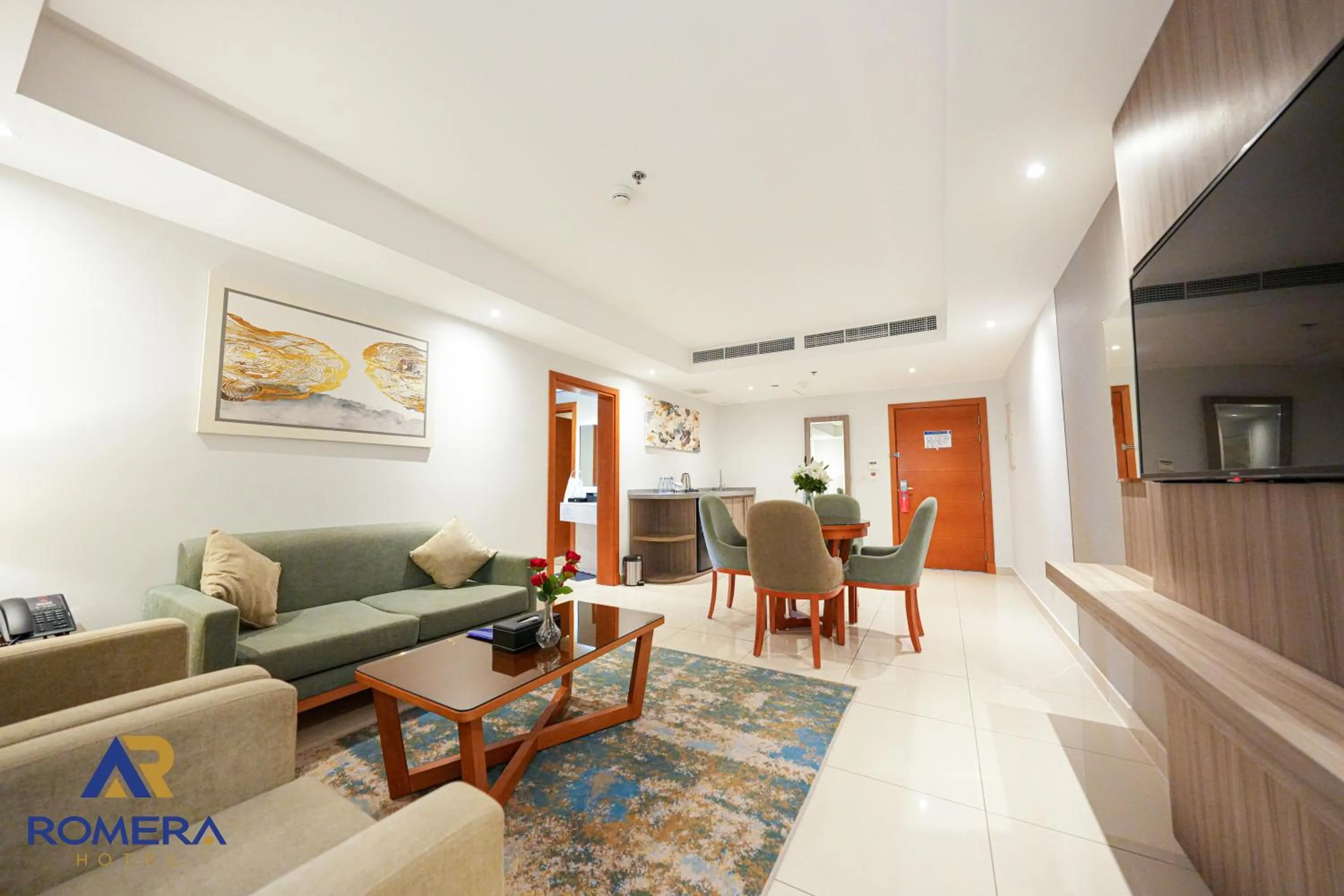 Living room in Romera Hotel