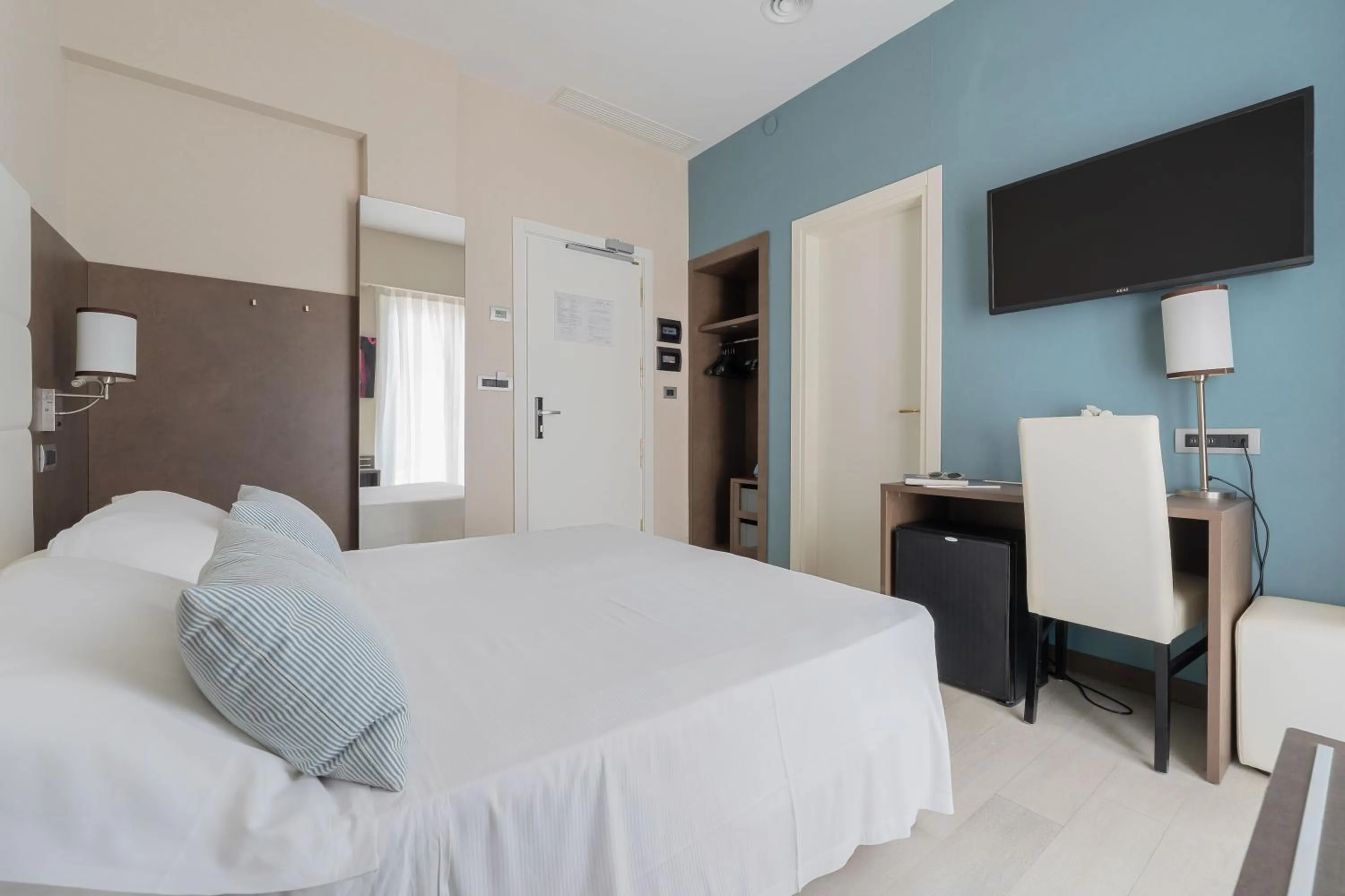 Bed in Reginna Palace Hotel