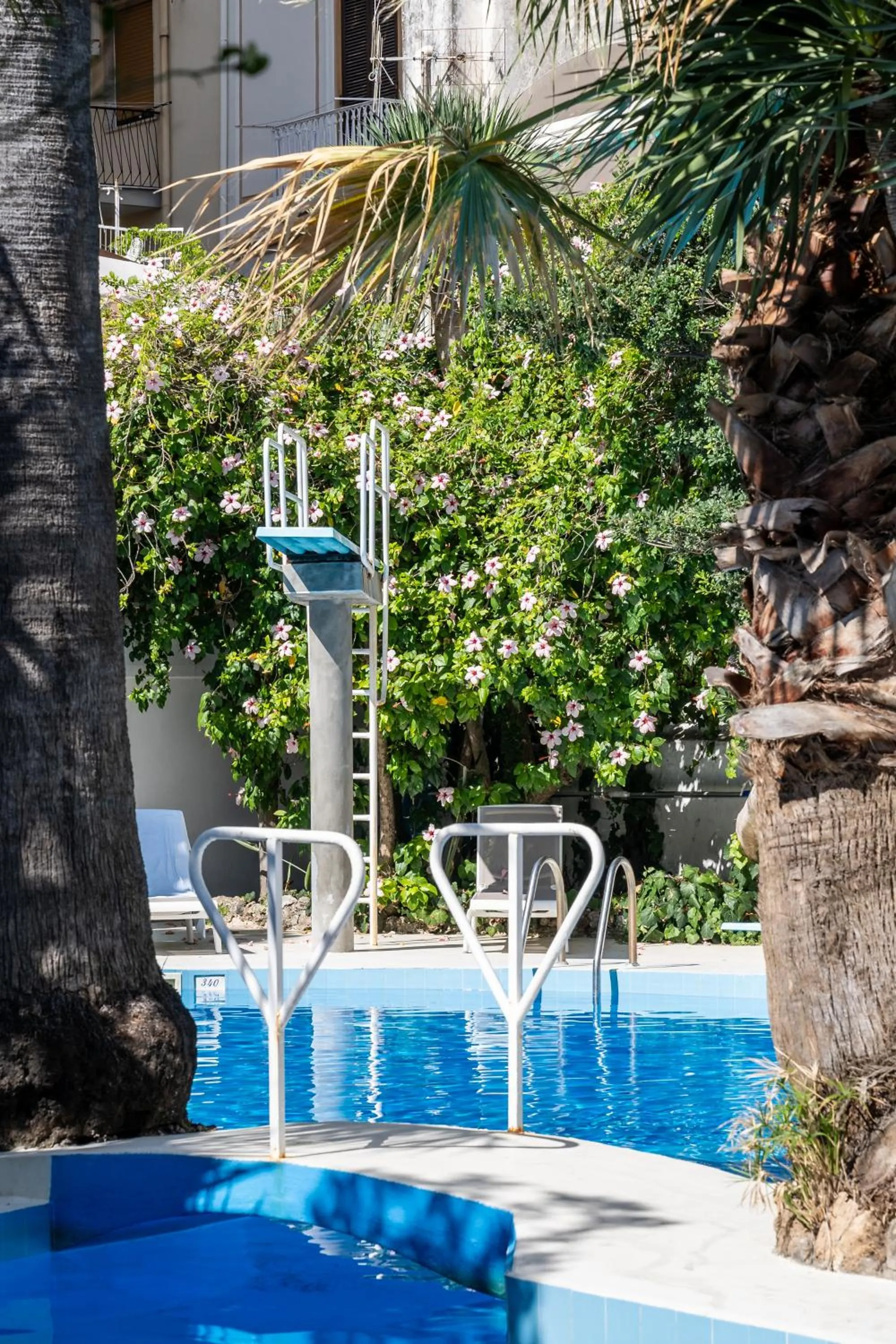 Pool view in Reginna Palace Hotel