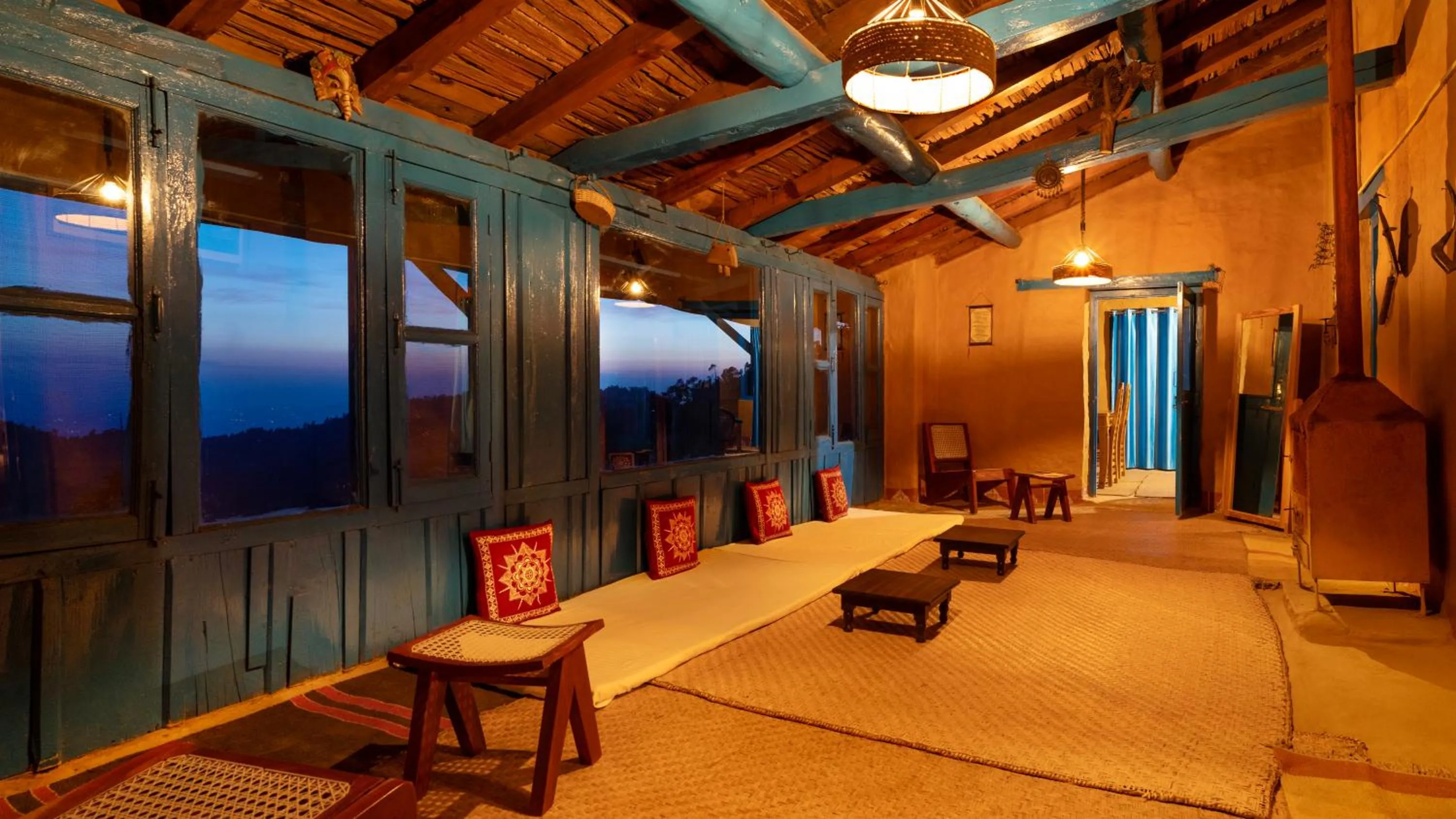 Living room in Kot Kailash Kumaon