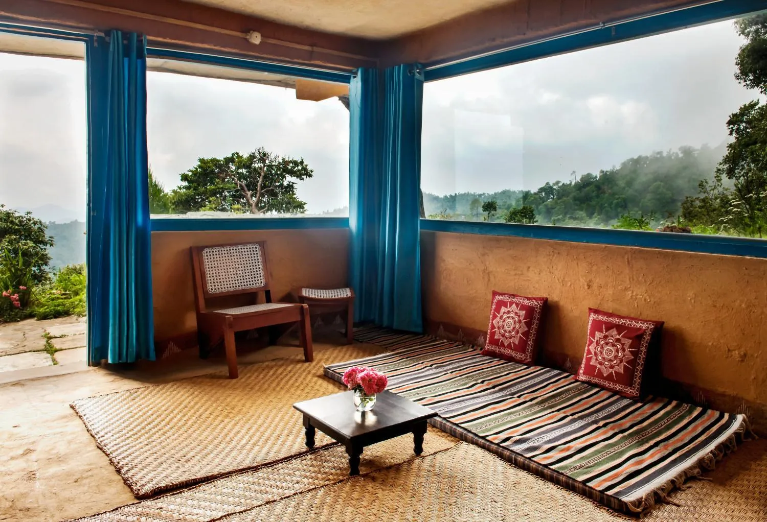 Living room in Kot Kailash Kumaon