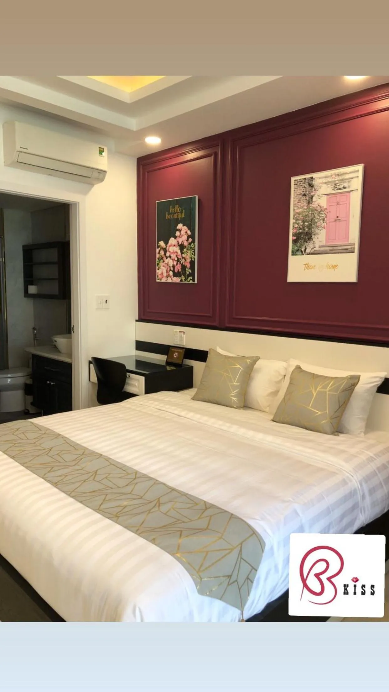 Bed in BBKISS Apartments & Hotel