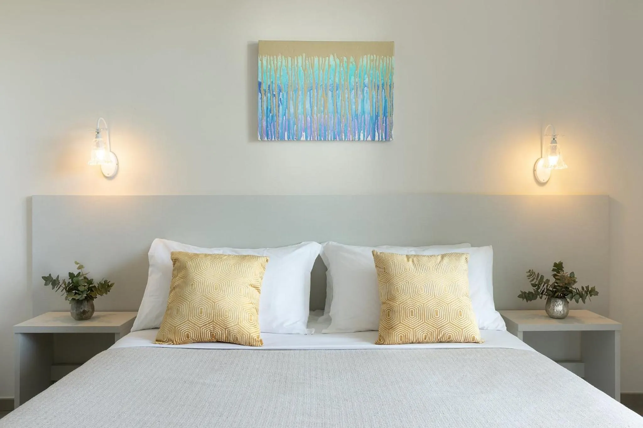 Bed in Golden Hotel
