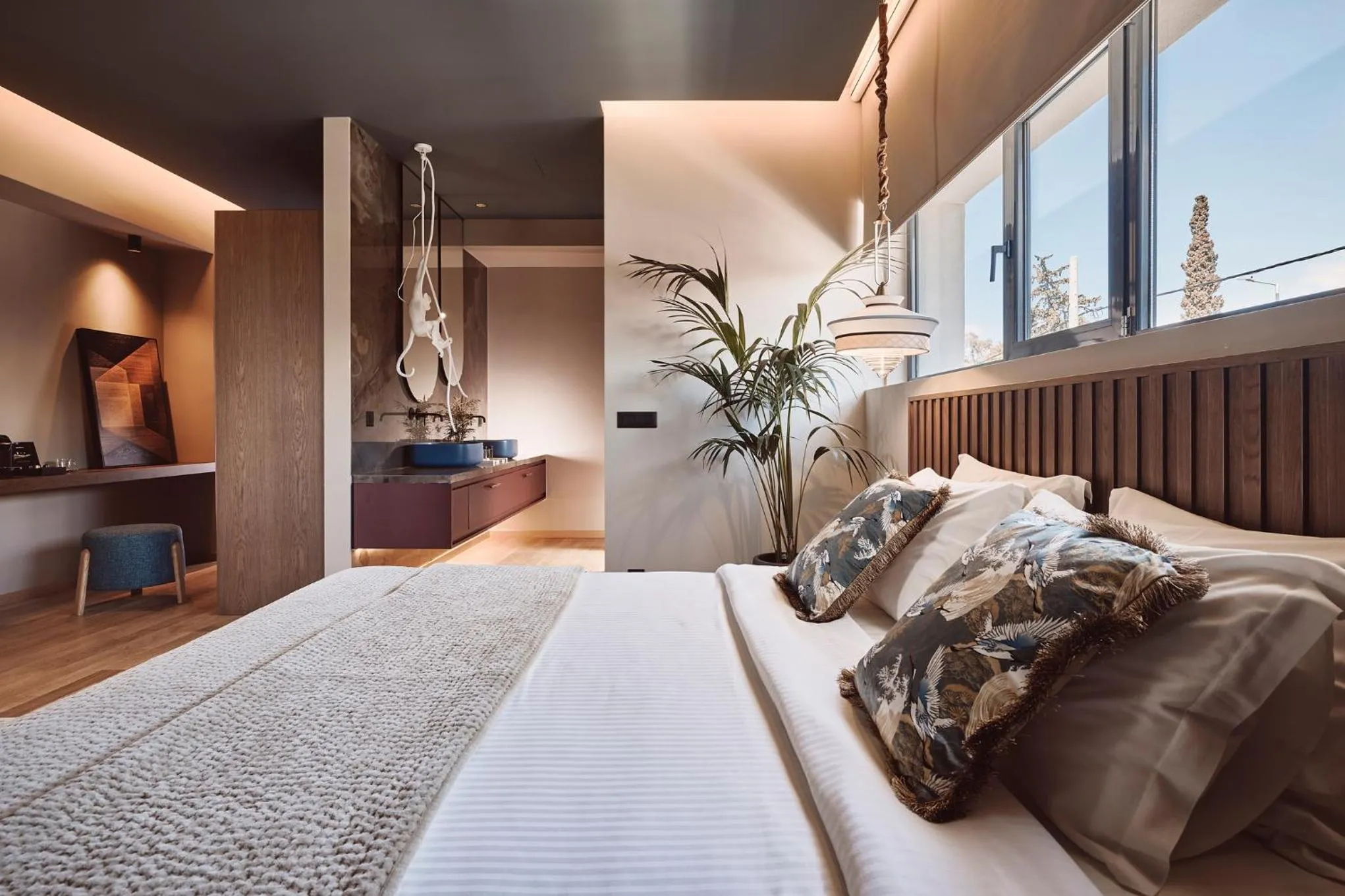 Bed in Cama Luxury Suites Glyfada