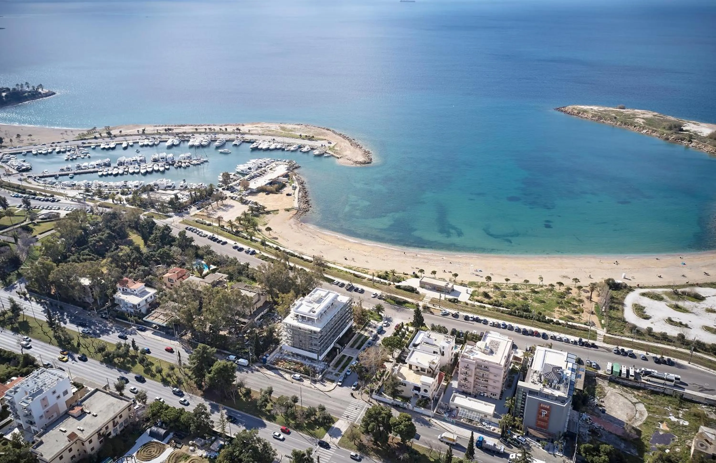Bird's eye view in Cama Luxury Suites Glyfada