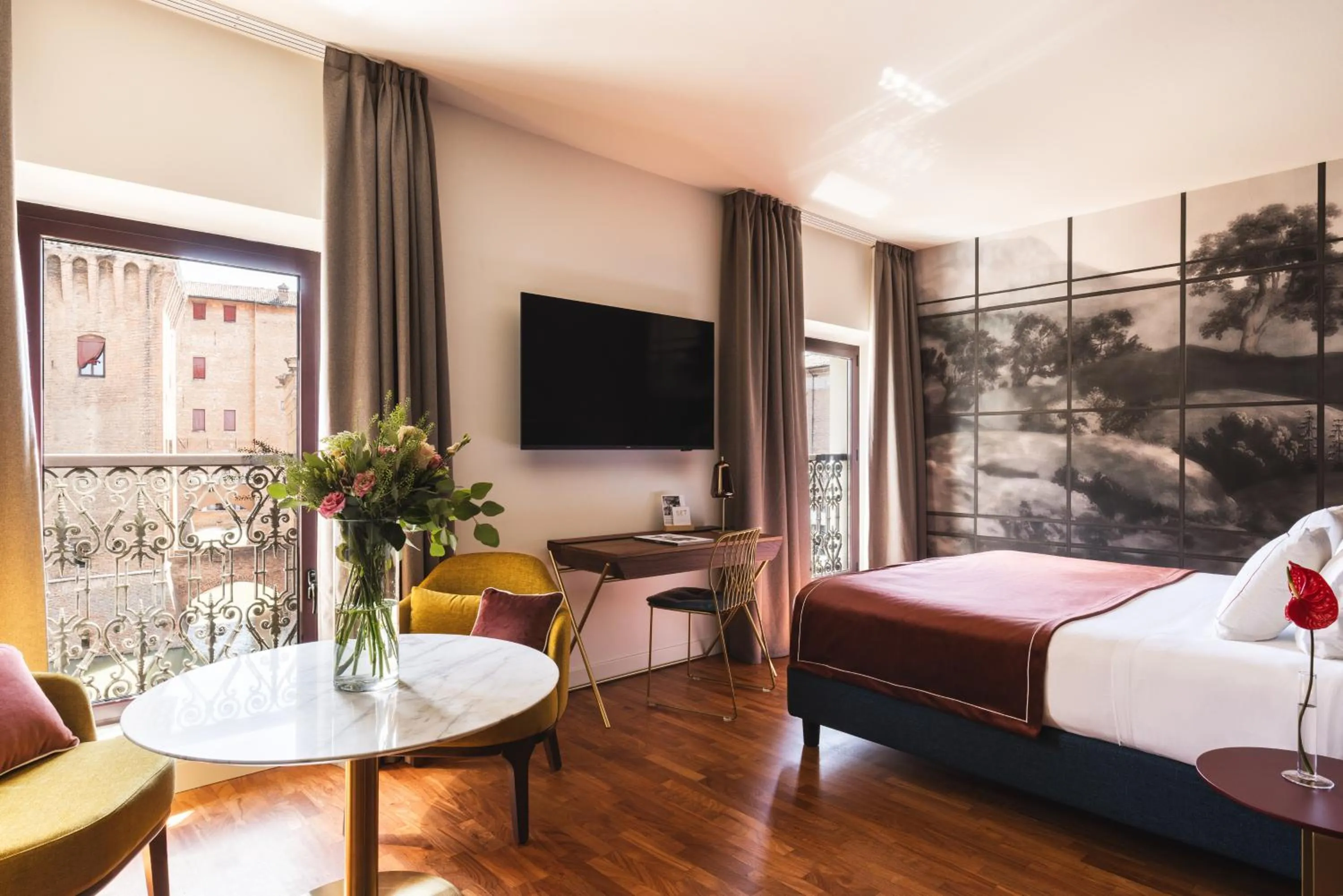 Bedroom, Bed in Casa D'Este - Hotel Ferrara