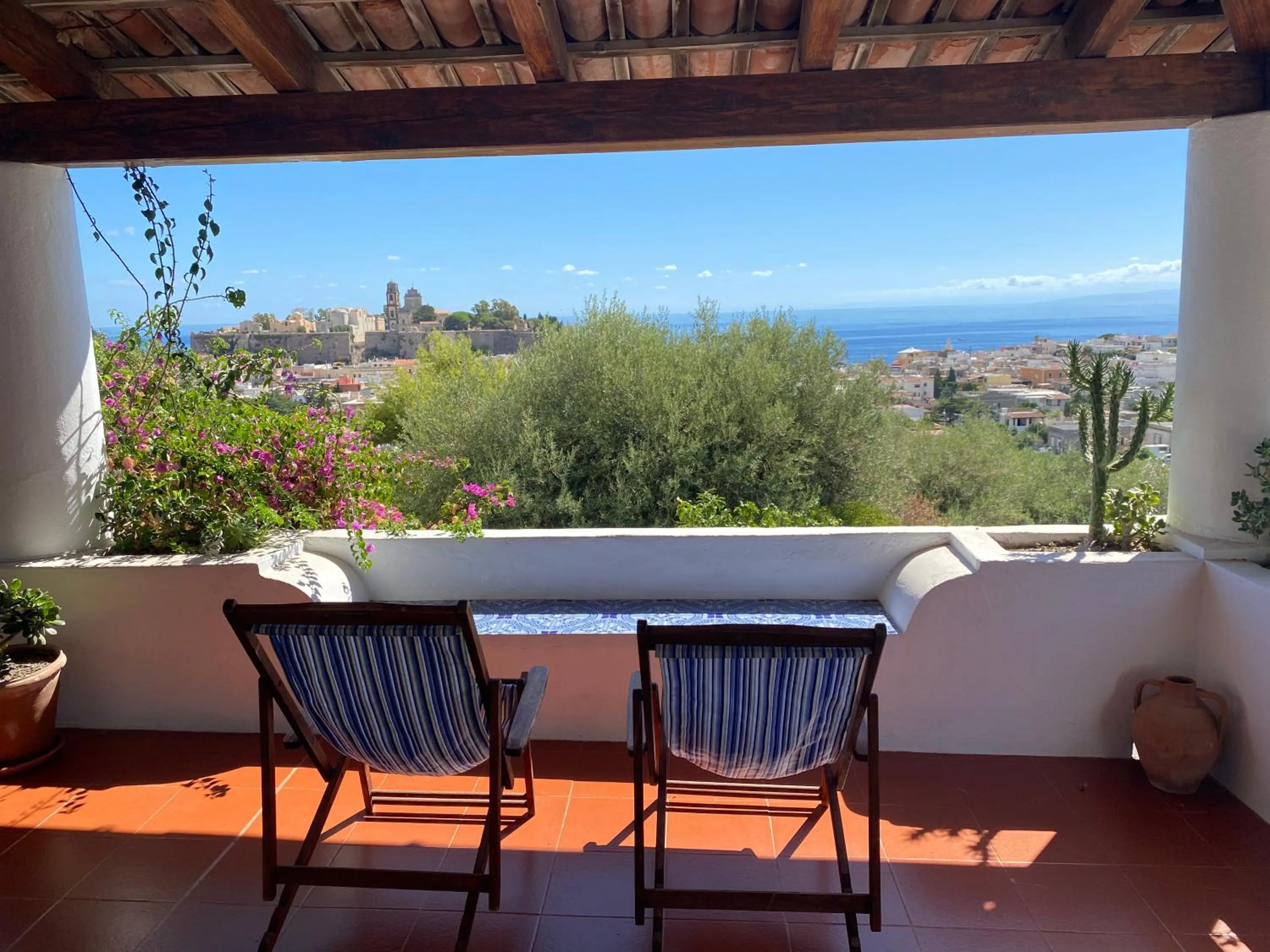 Balcony/Terrace in Hotel Villa Diana