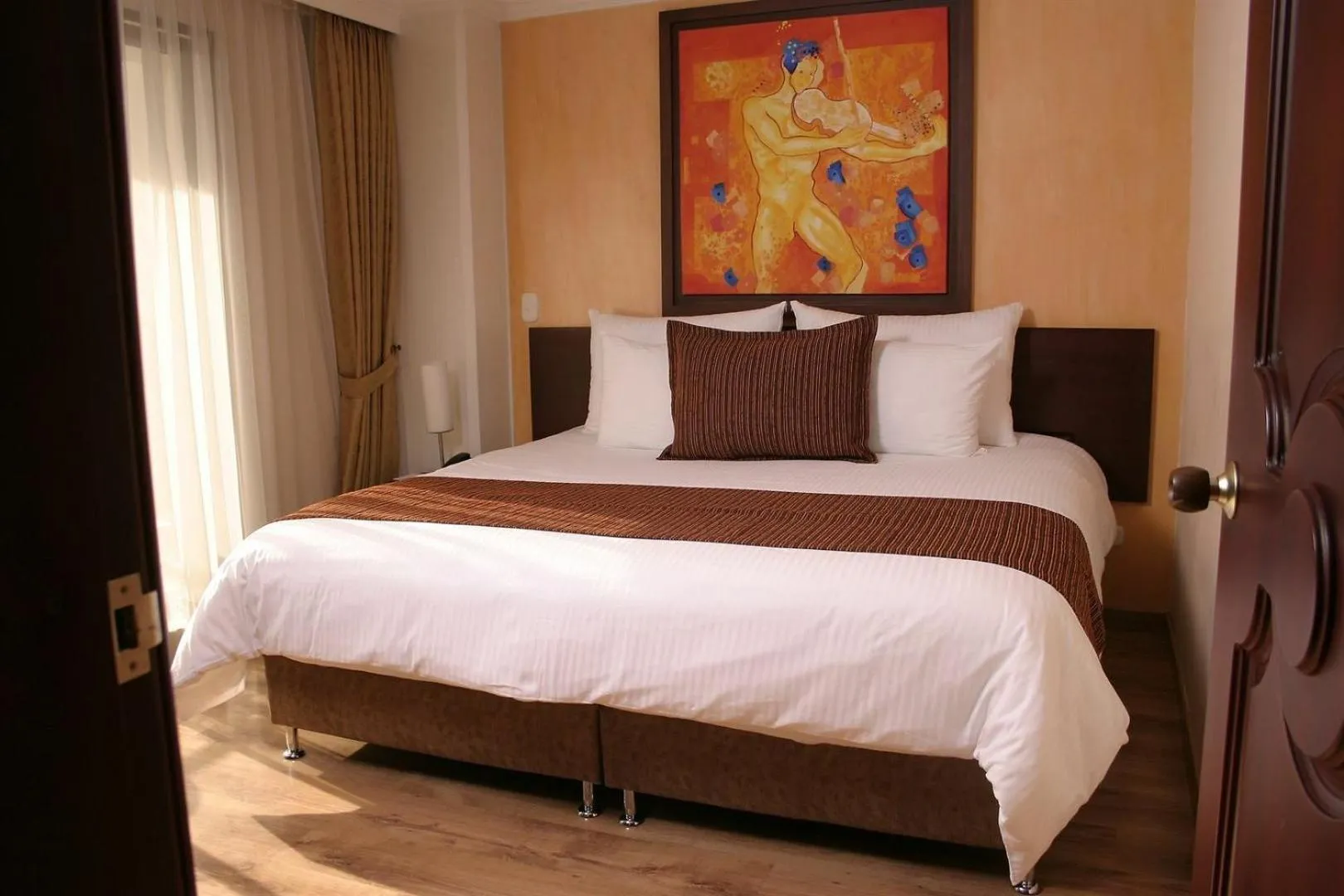 Bed in Hotel Luxor Pereira