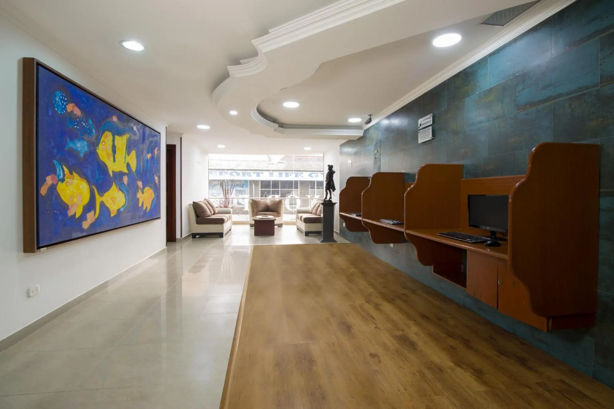 Living room in Hotel Luxor Pereira