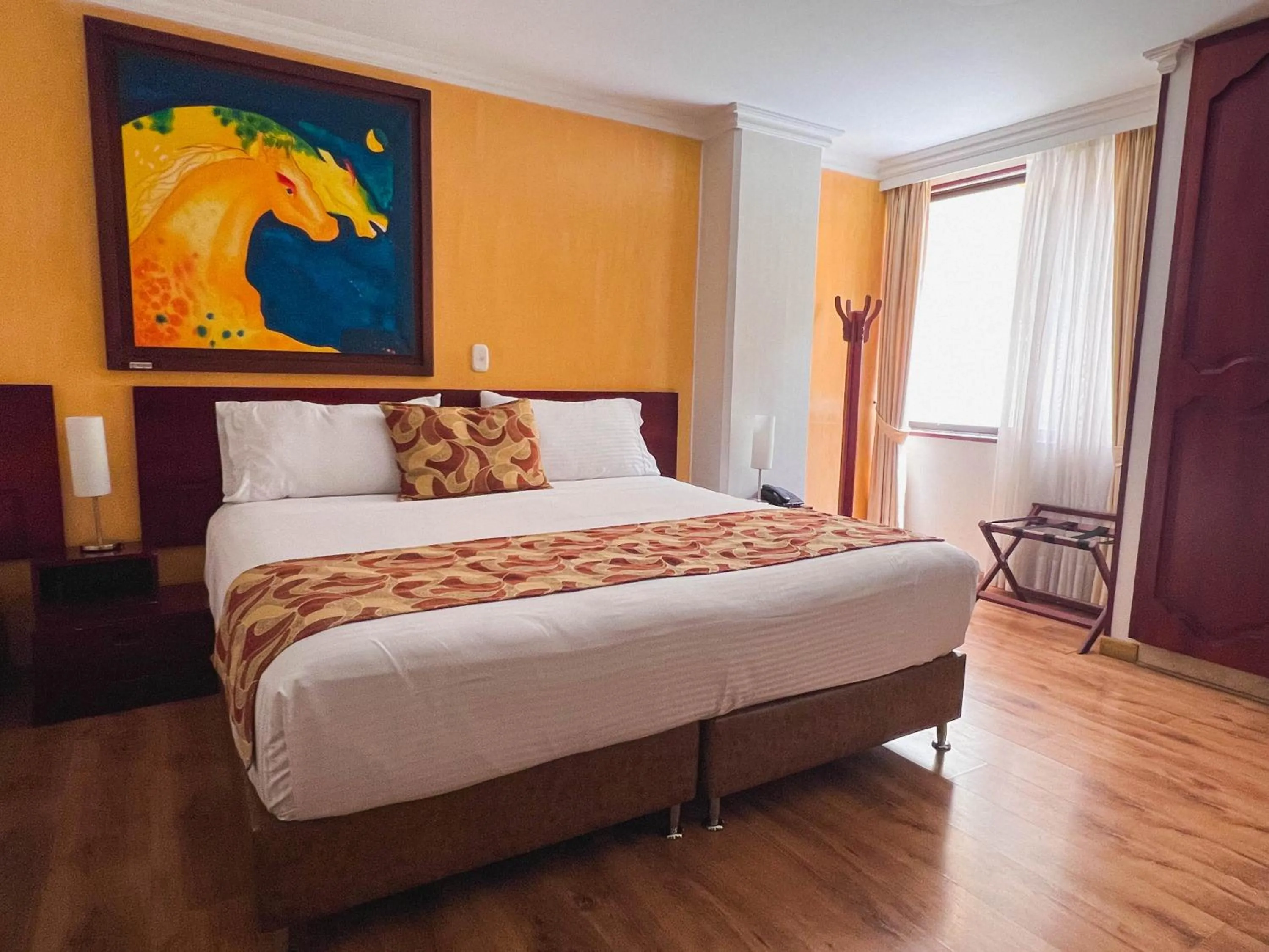 Bed in Hotel Luxor Pereira