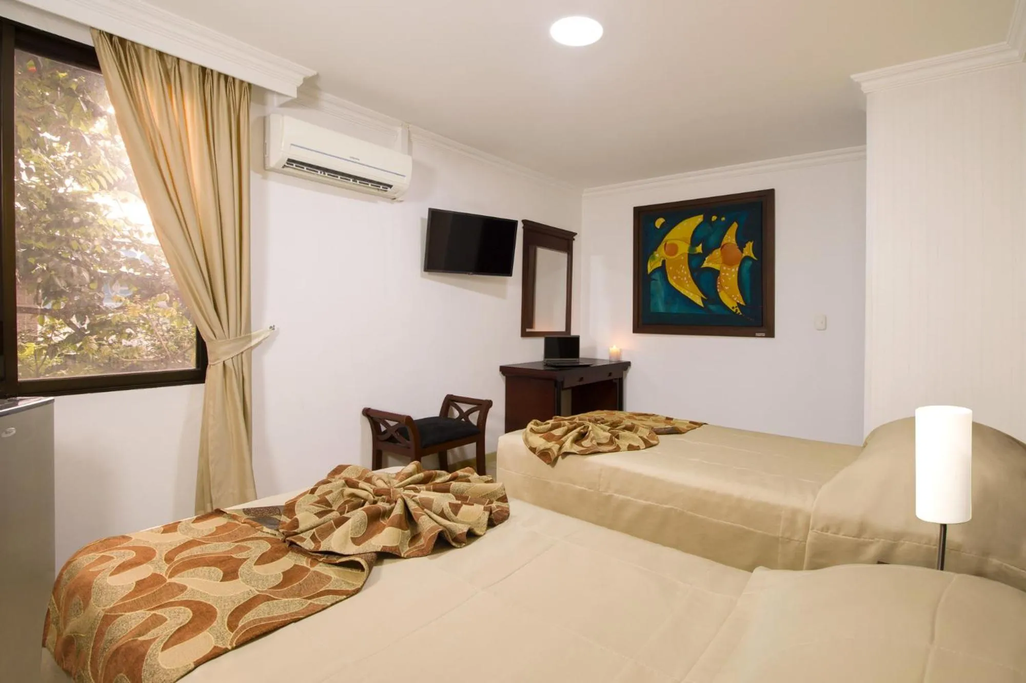 Bed in Hotel Luxor Pereira