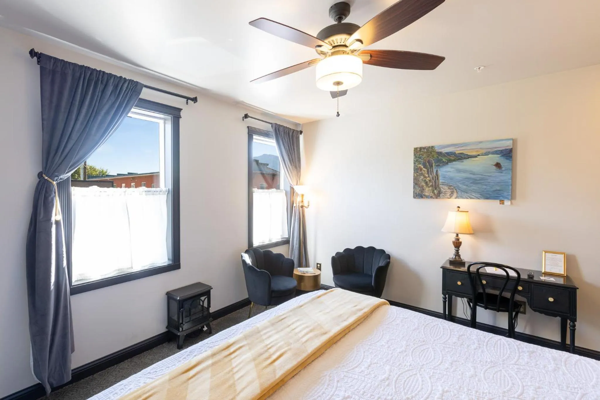 Bedroom, Bed in Hotel Stevenson