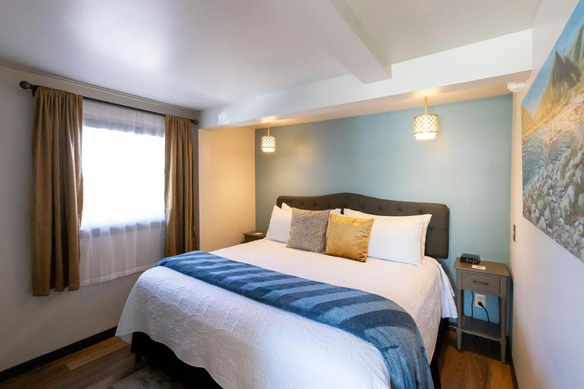 Bedroom, Bed in Hotel Stevenson