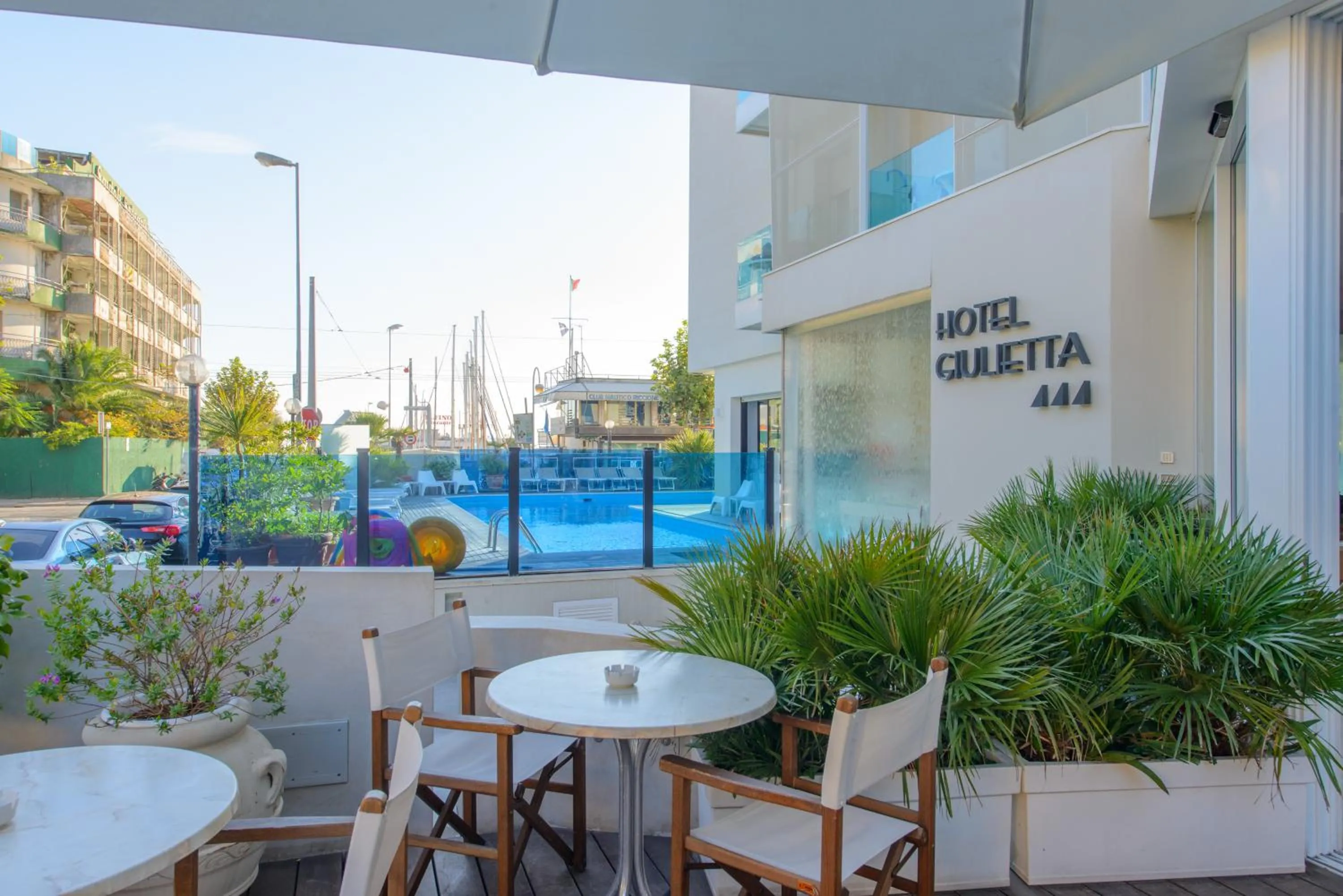 Balcony/Terrace in Hotel Giulietta