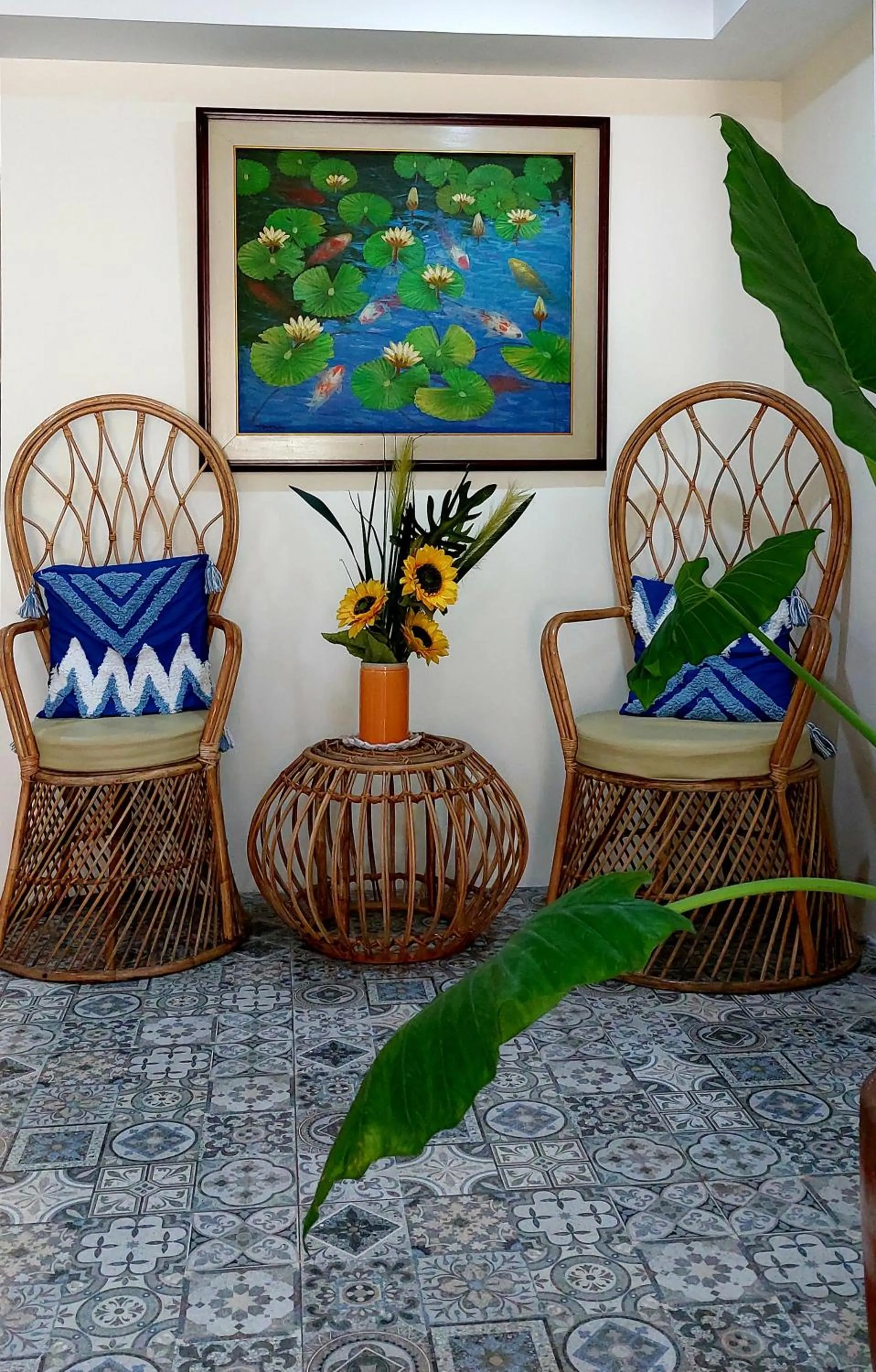 Seating area in Hotel Mercante