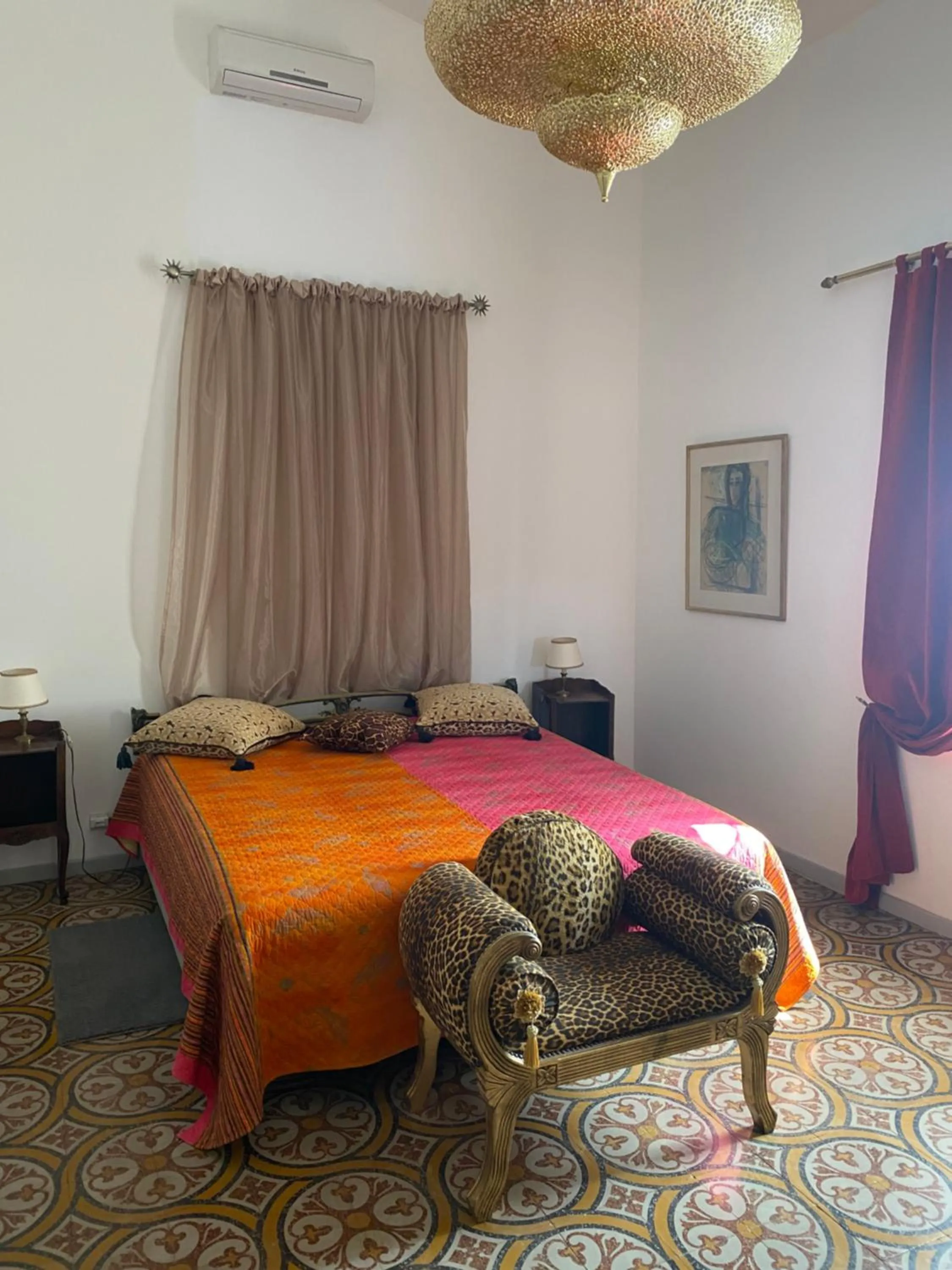 Bed in Le Relais d'Affiac