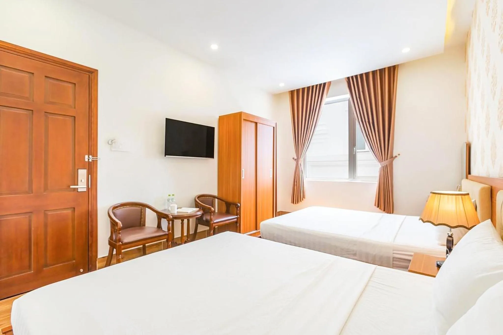 Bed in Villa Hoa Ly Đà Lạt