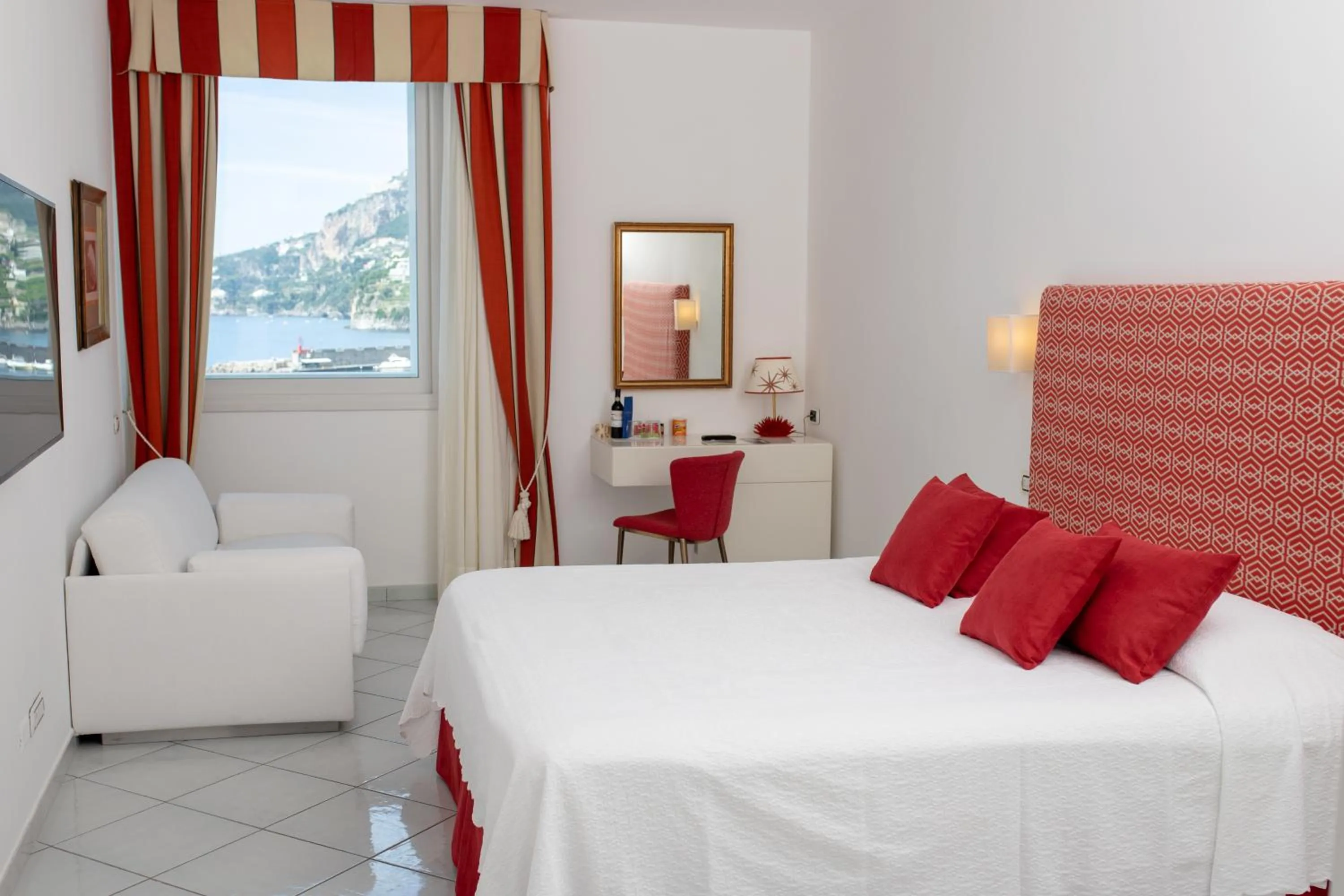 Bed in Hotel Marina Riviera