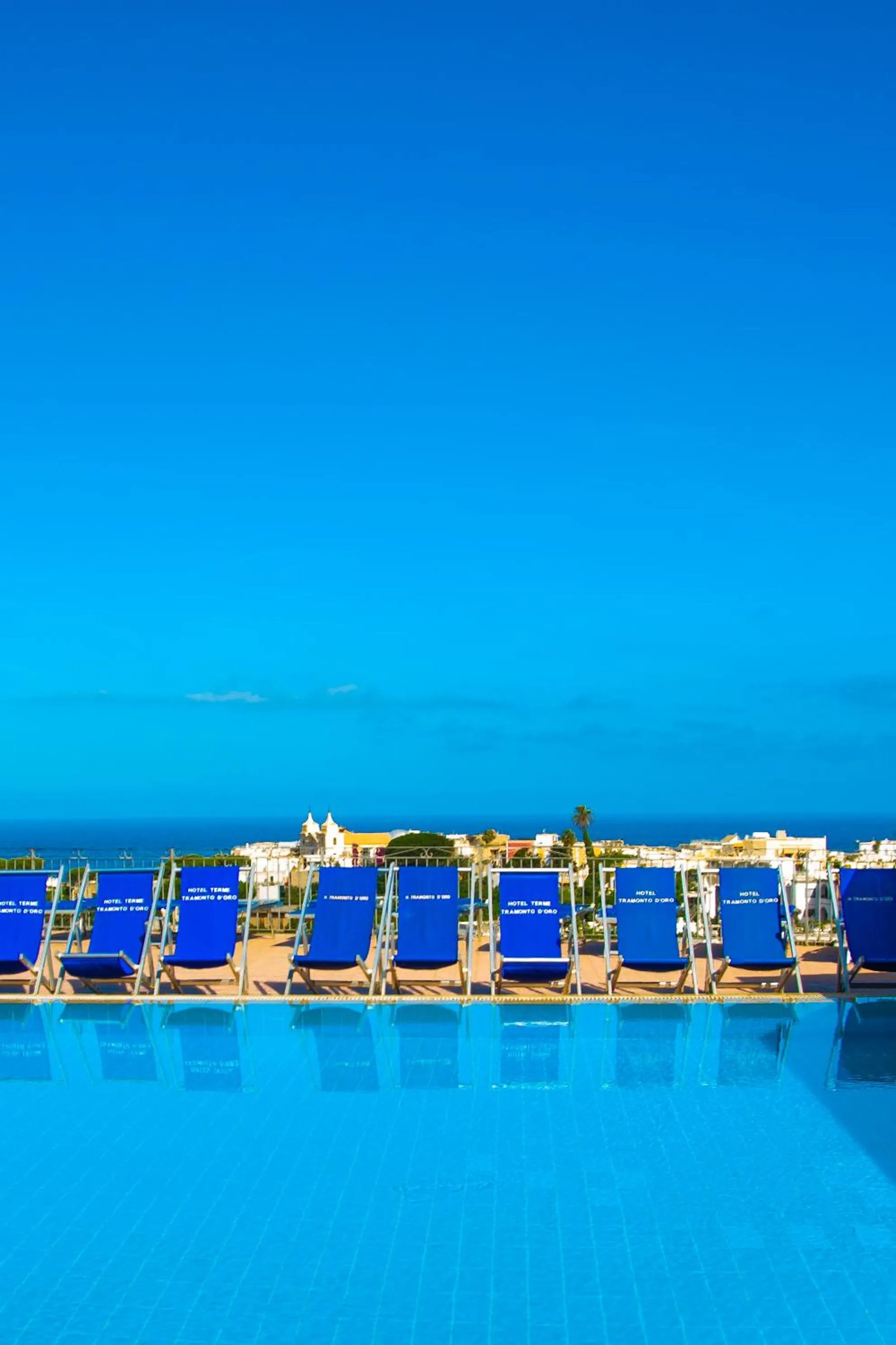 Swimming pool in Casthotels Tramonto d'oro Terme