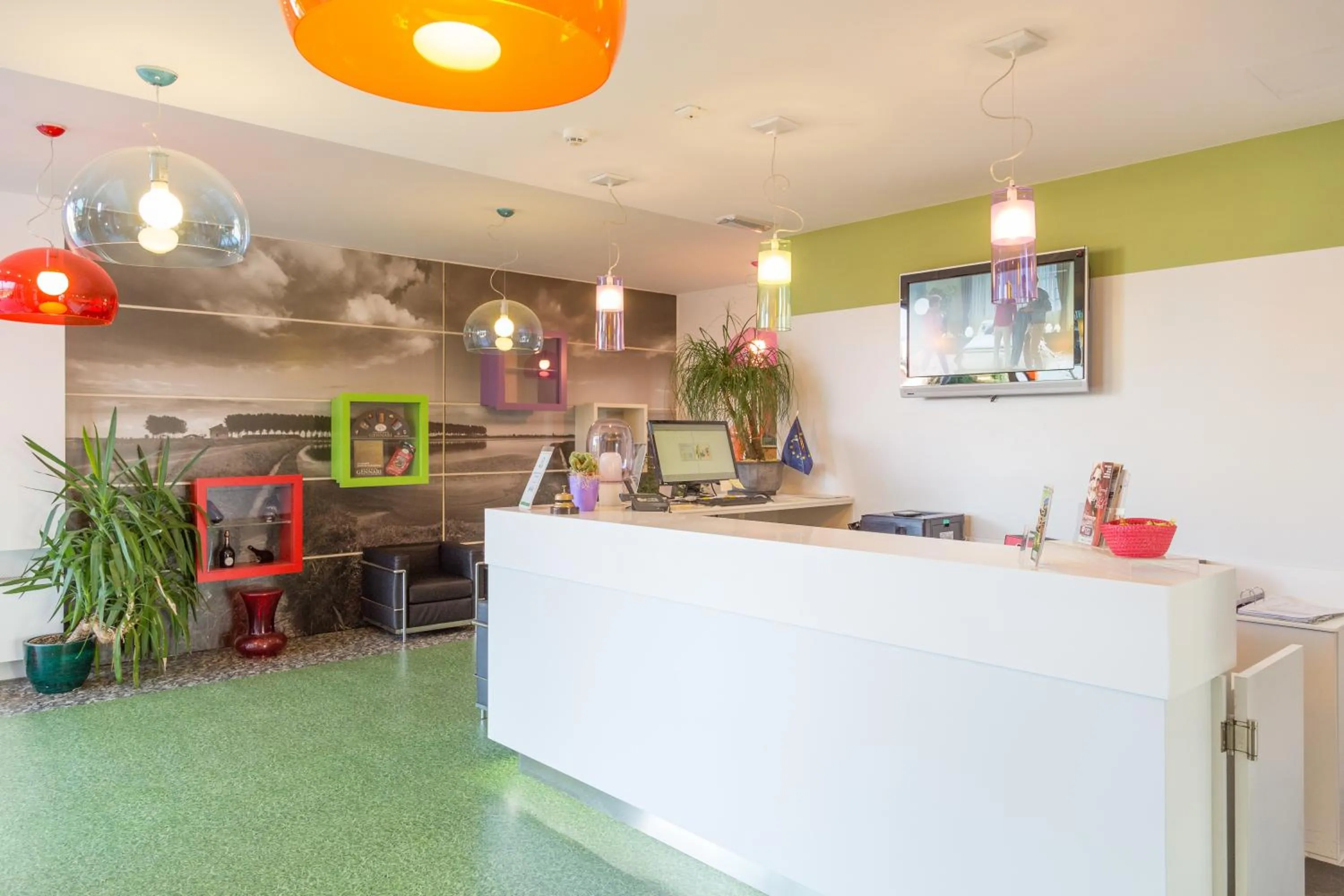 Lobby or reception in Hotels Campus