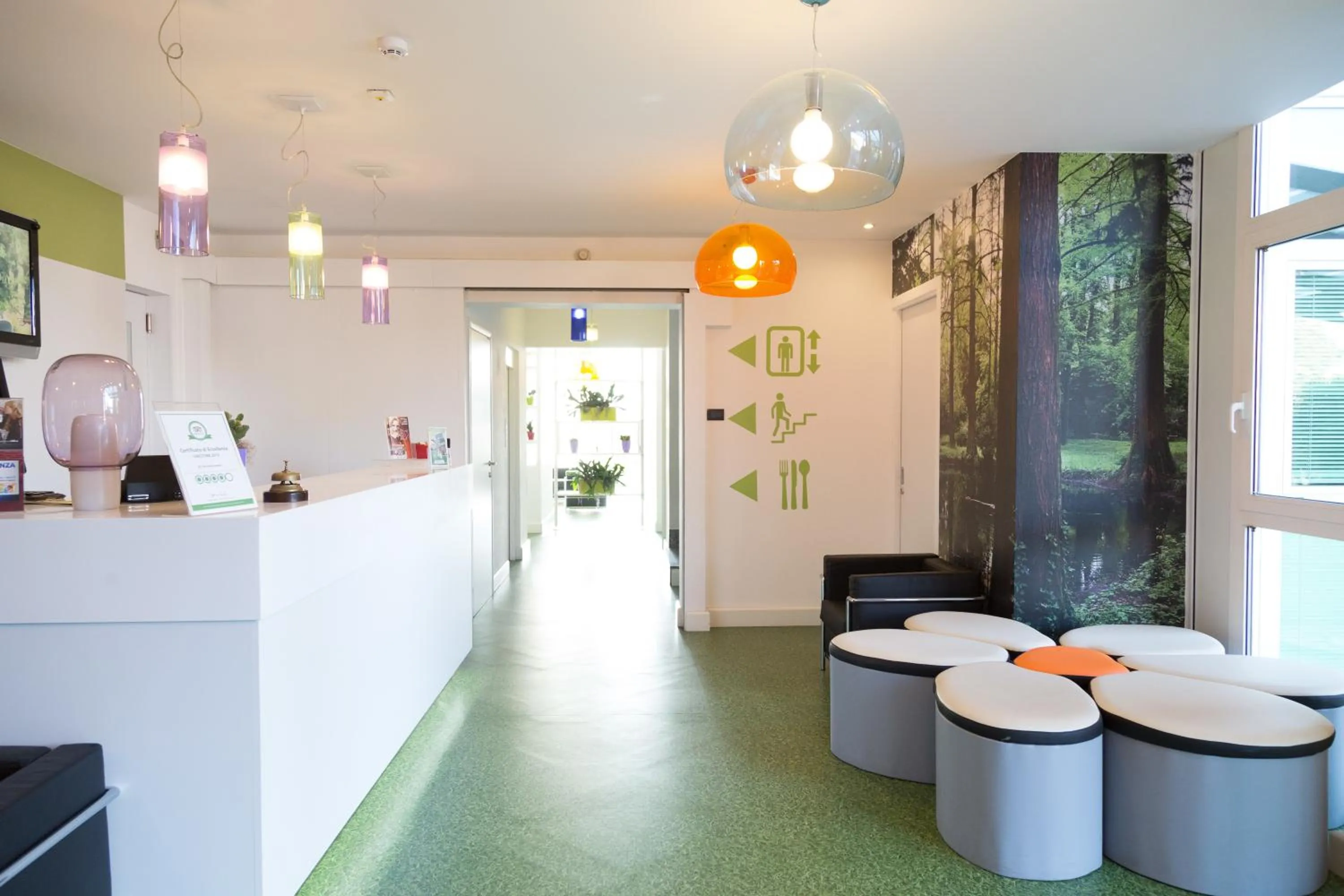 Lobby or reception in Hotels Campus