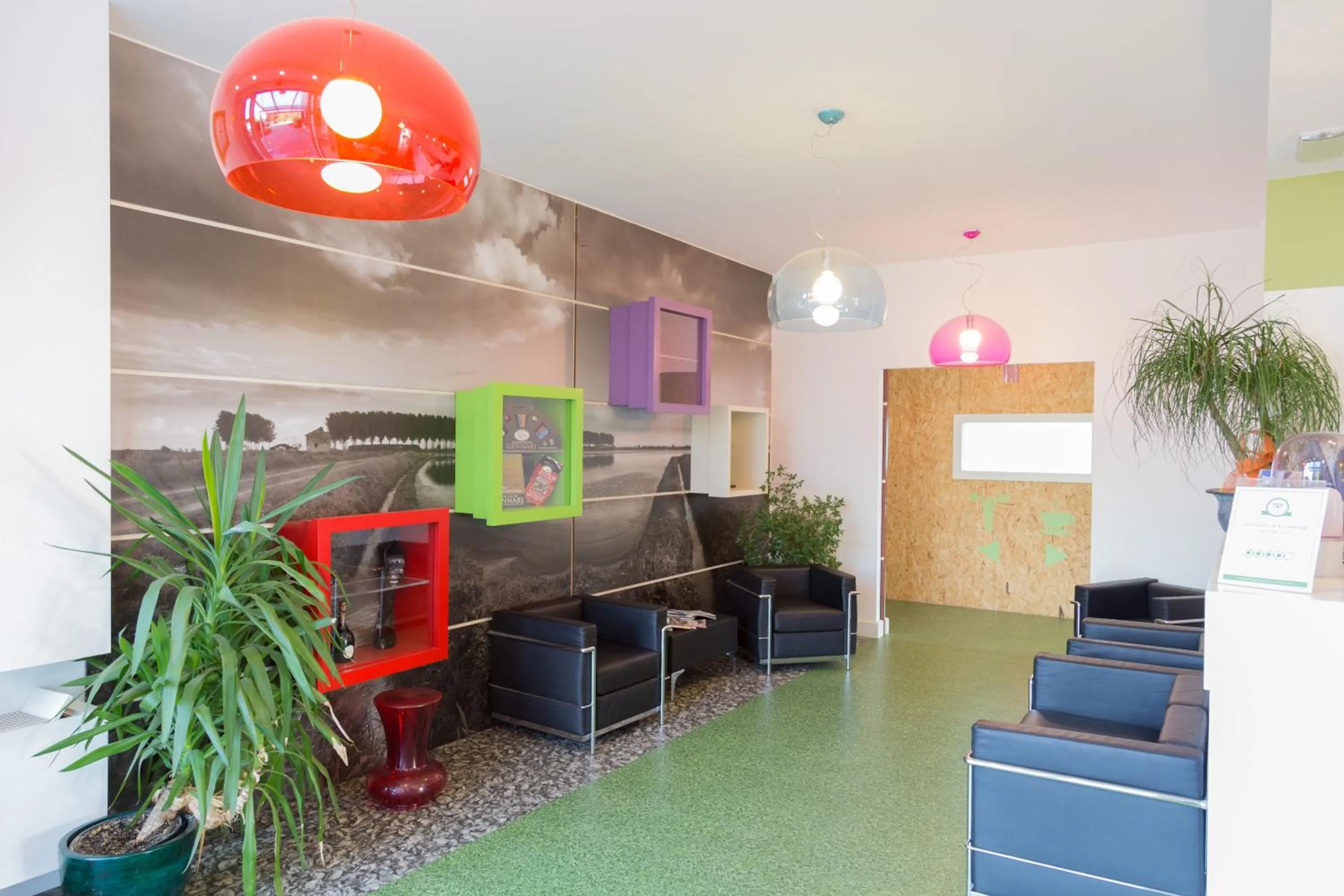 Lobby or reception in Hotels Campus