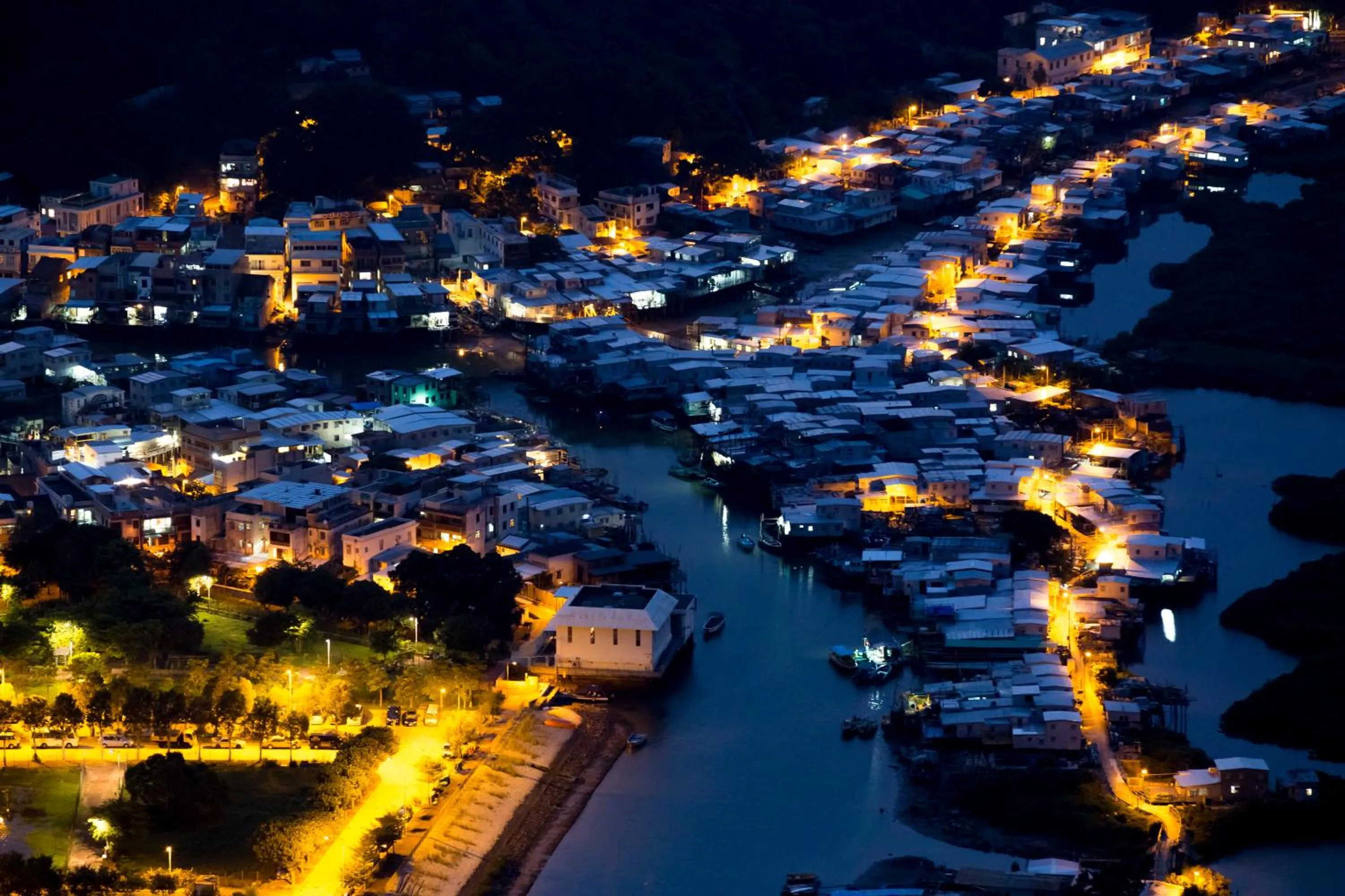 Bird's eye view in Check Inn HK