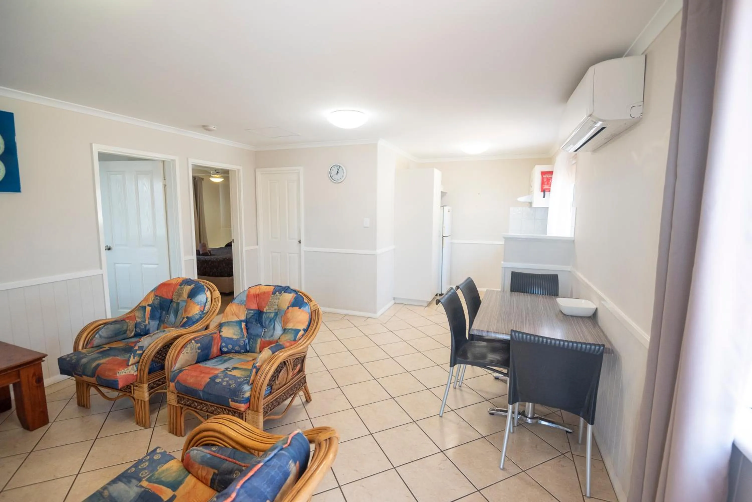 Living room in Belair Gardens Caravan Park