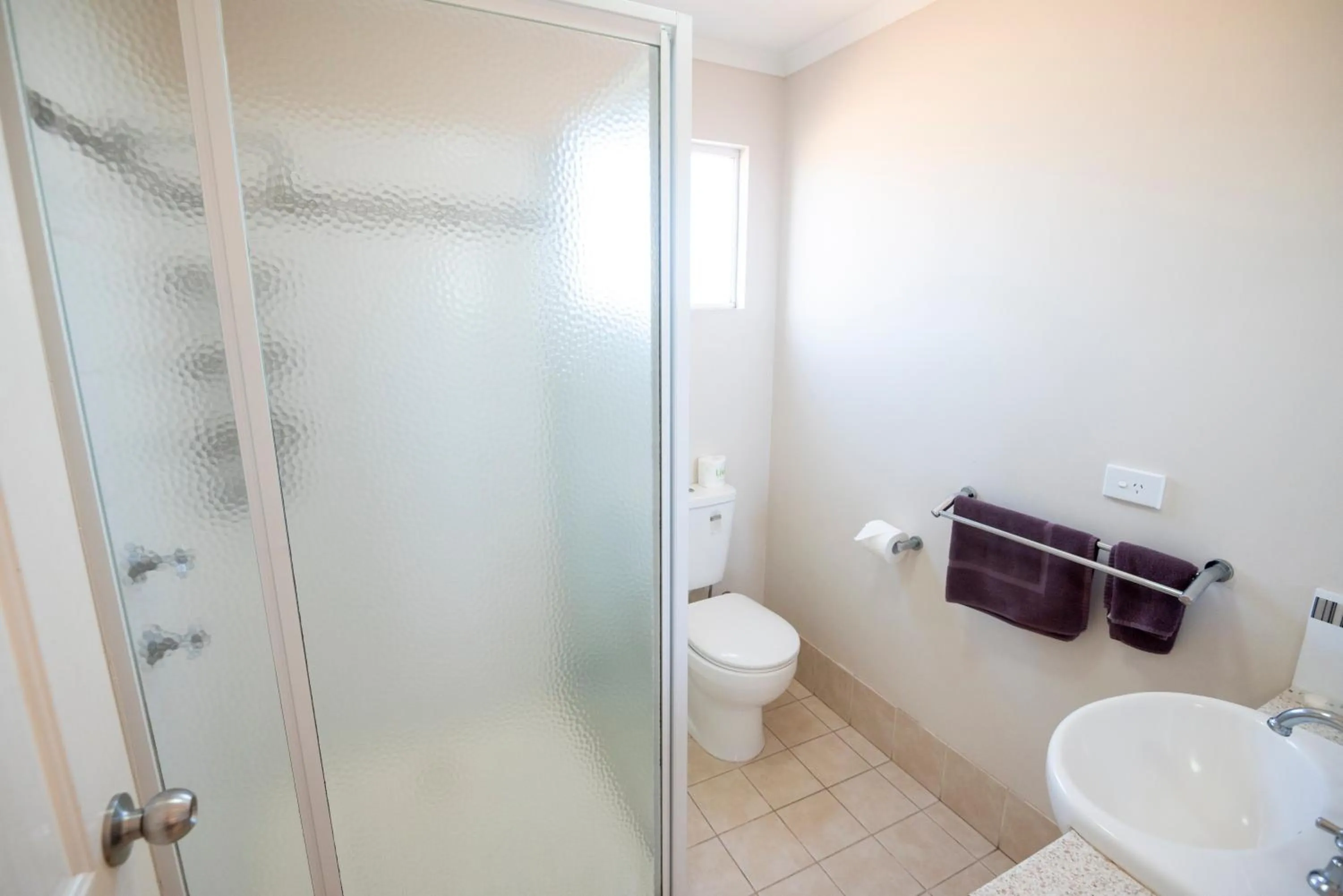 Shower in Belair Gardens Caravan Park