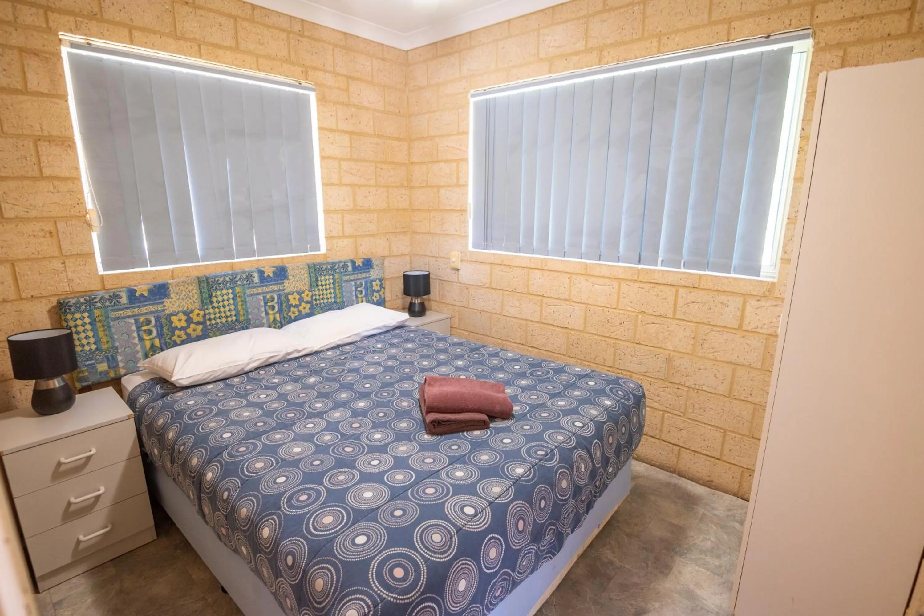 Bed in Belair Gardens Caravan Park