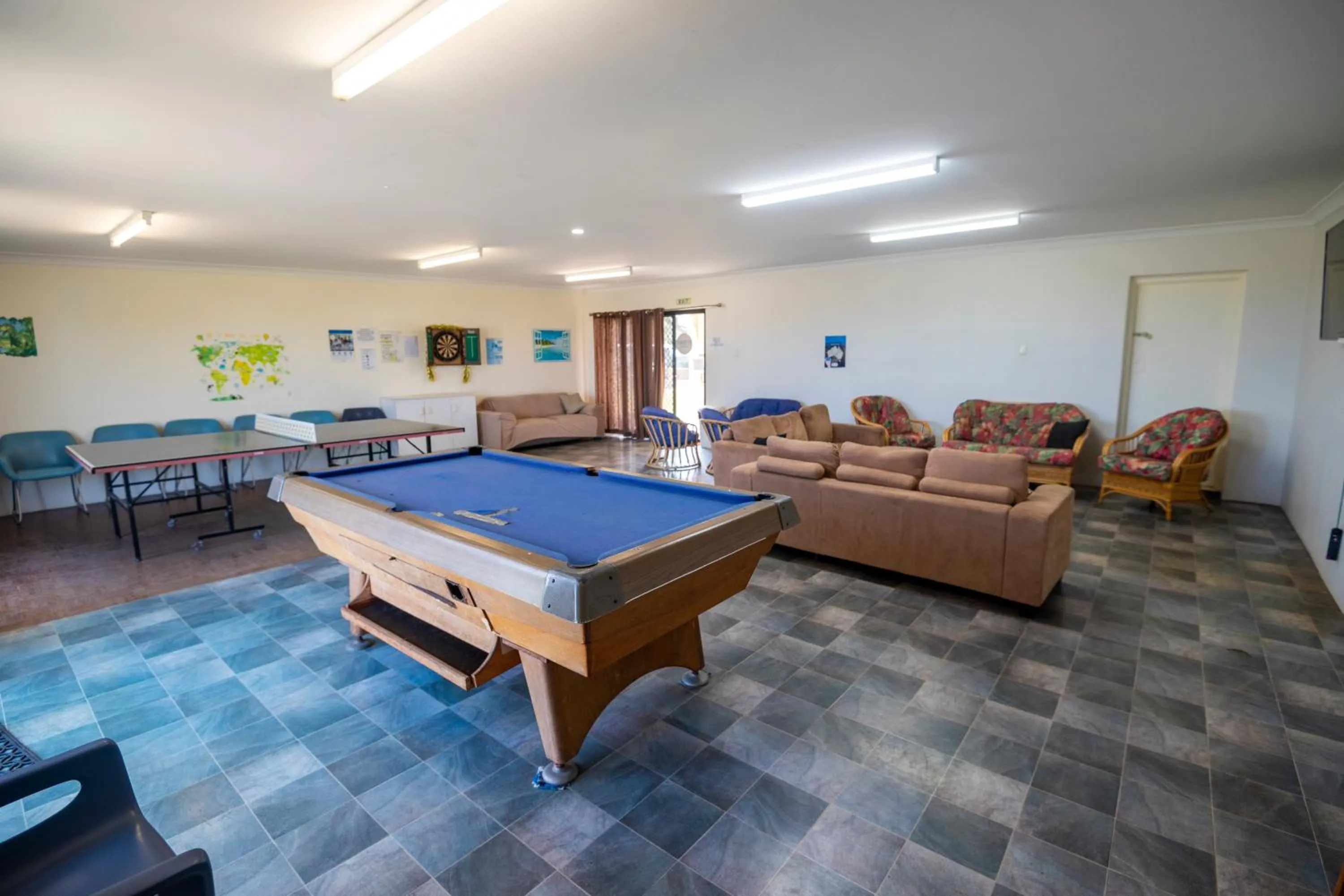 Game Room in Belair Gardens Caravan Park