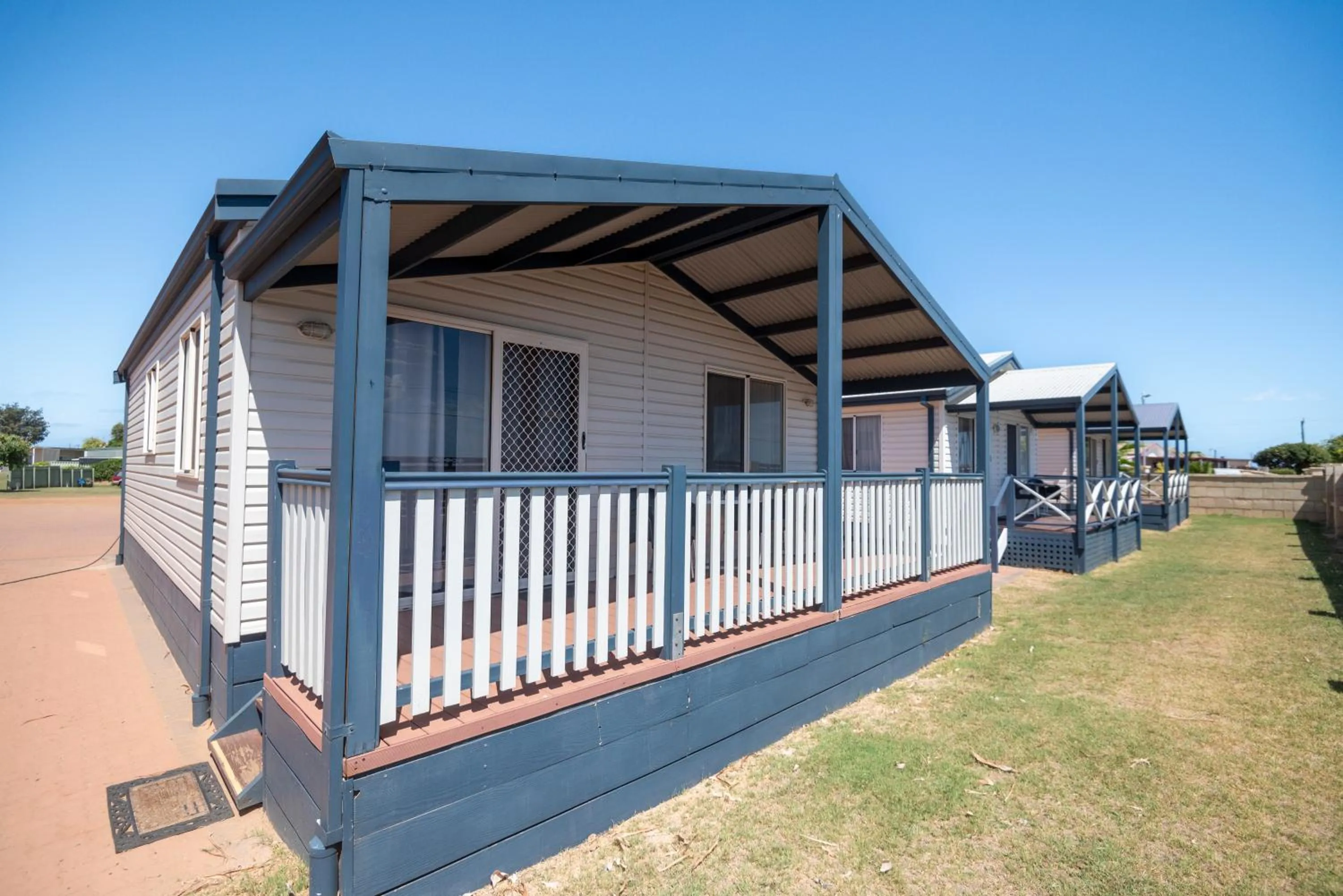 Balcony/Terrace in Belair Gardens Caravan Park