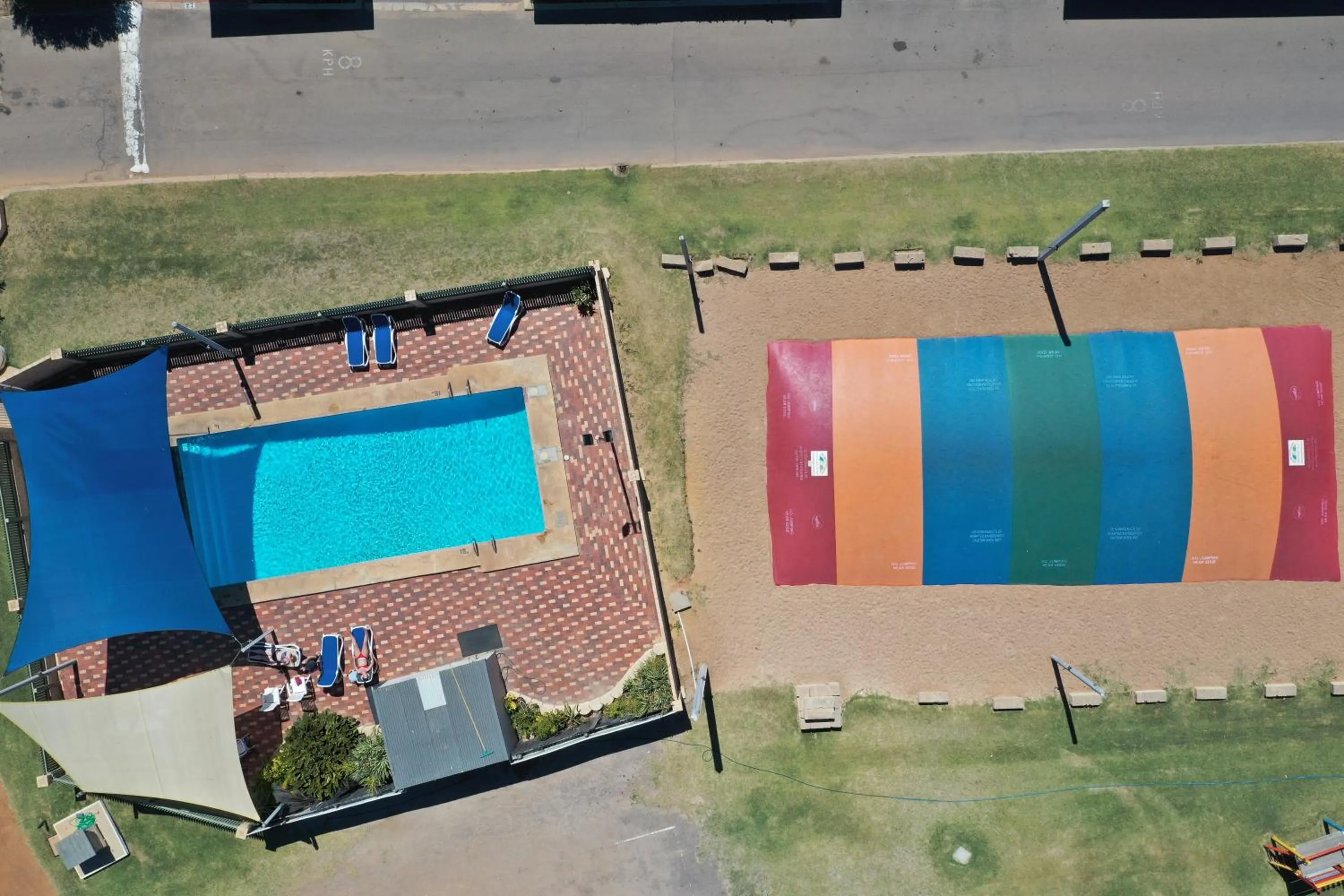 Children play ground in Belair Gardens Caravan Park