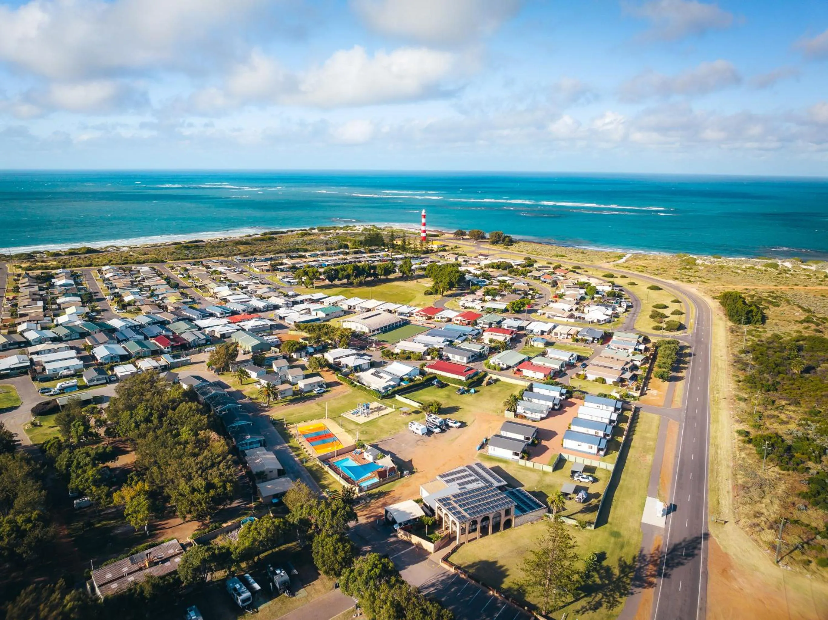 Bird's eye view in Belair Gardens Caravan Park