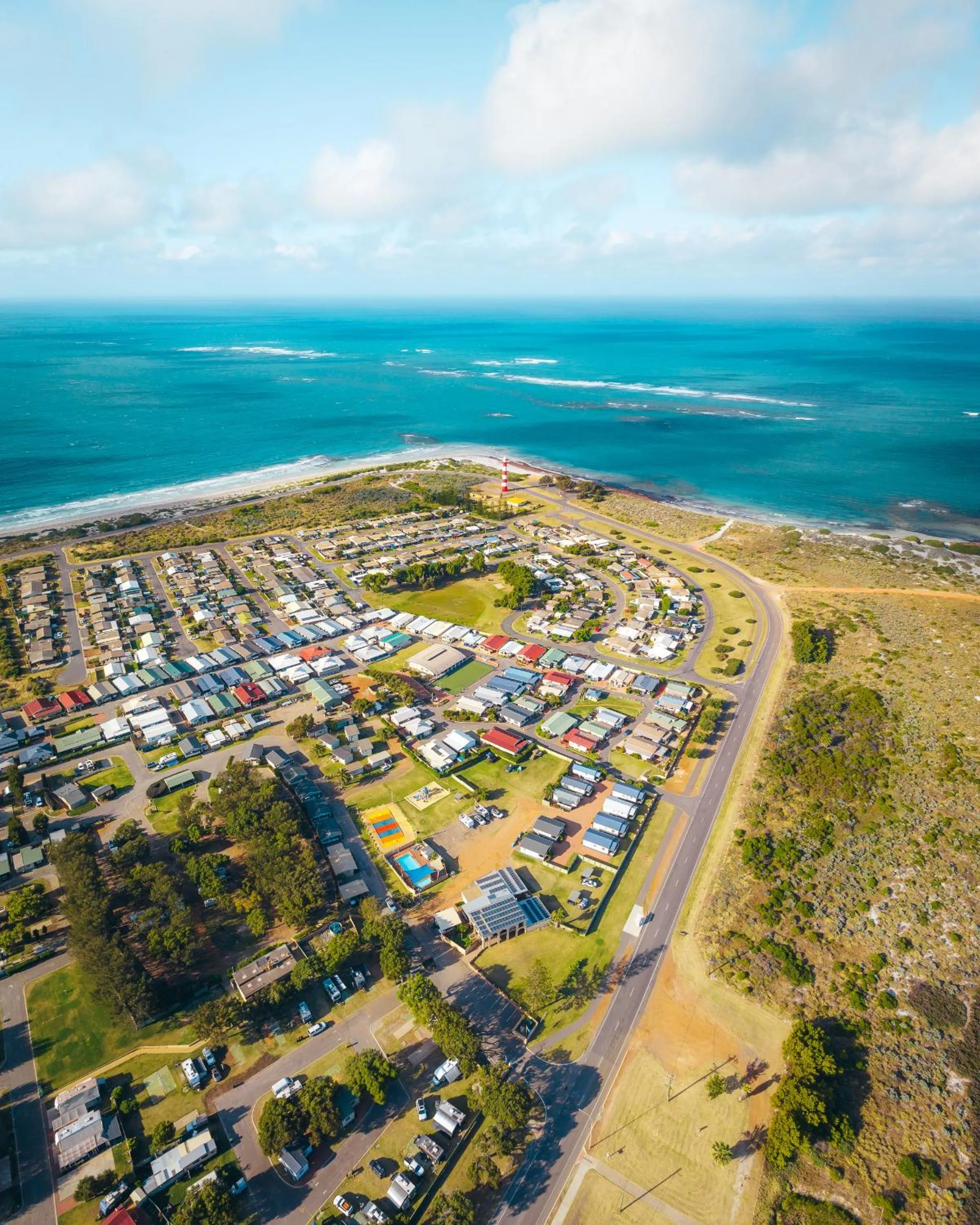 Bird's eye view in Belair Gardens Caravan Park