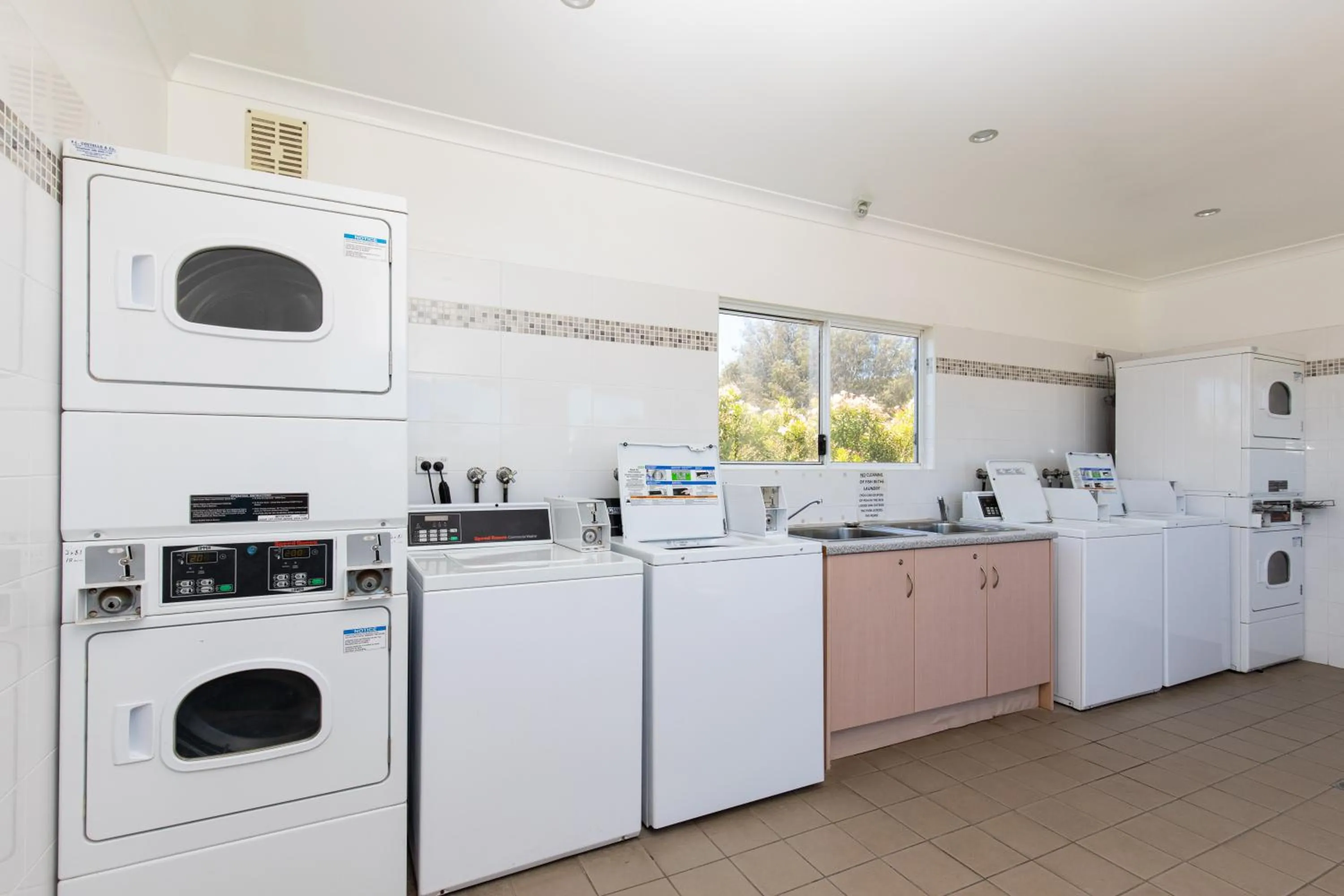 laundry in Belair Gardens Caravan Park