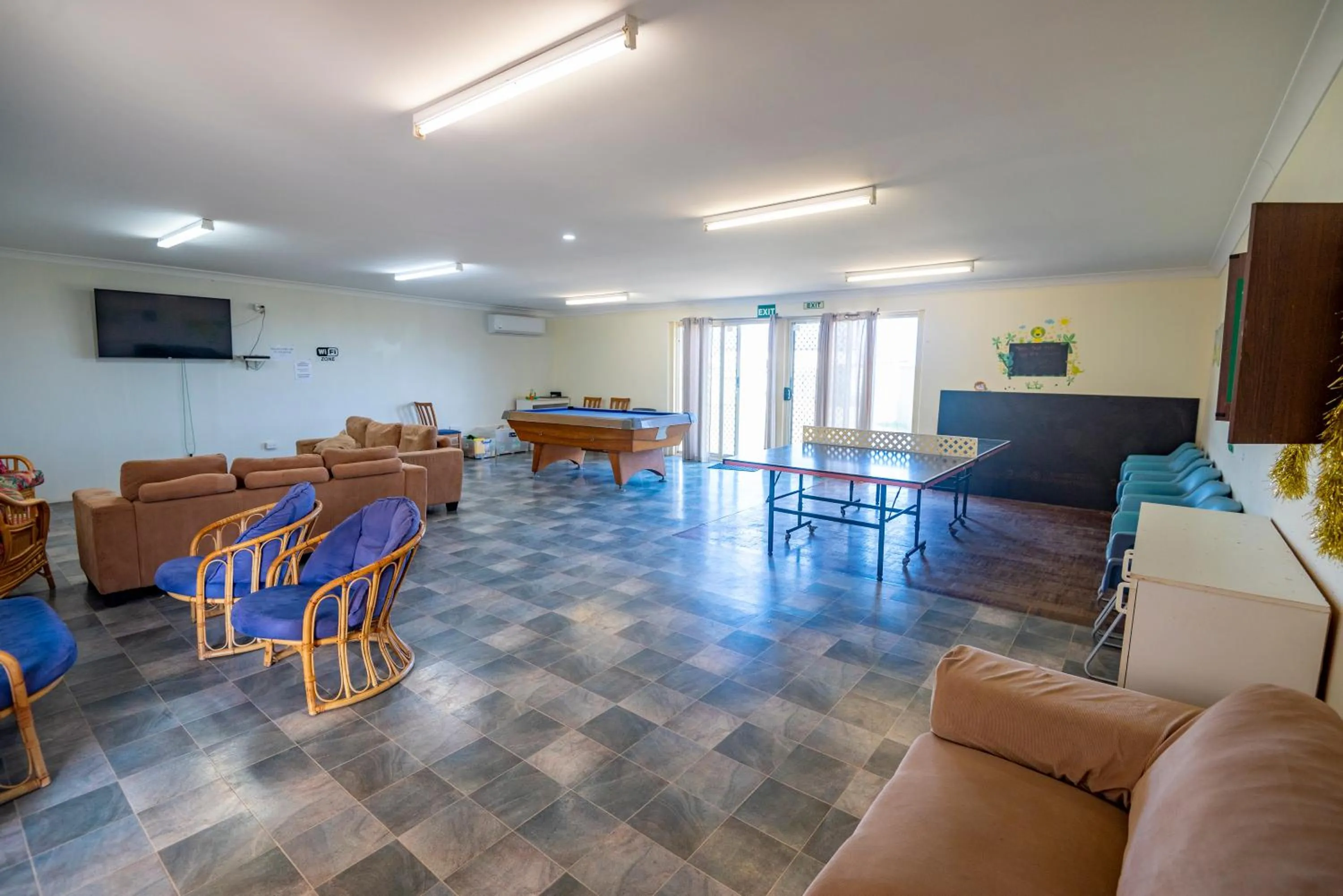 Game Room in Belair Gardens Caravan Park