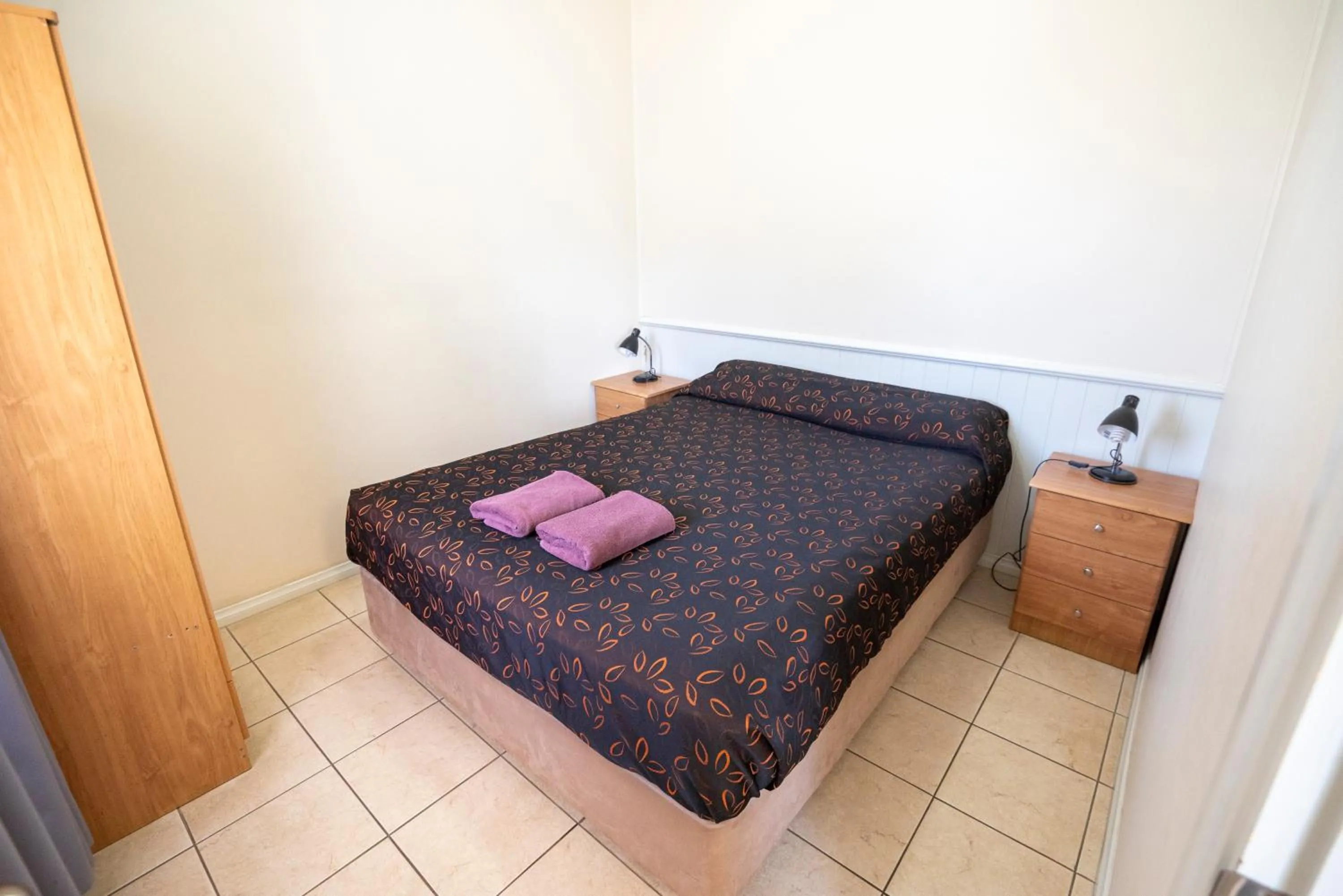 Bed in Belair Gardens Caravan Park