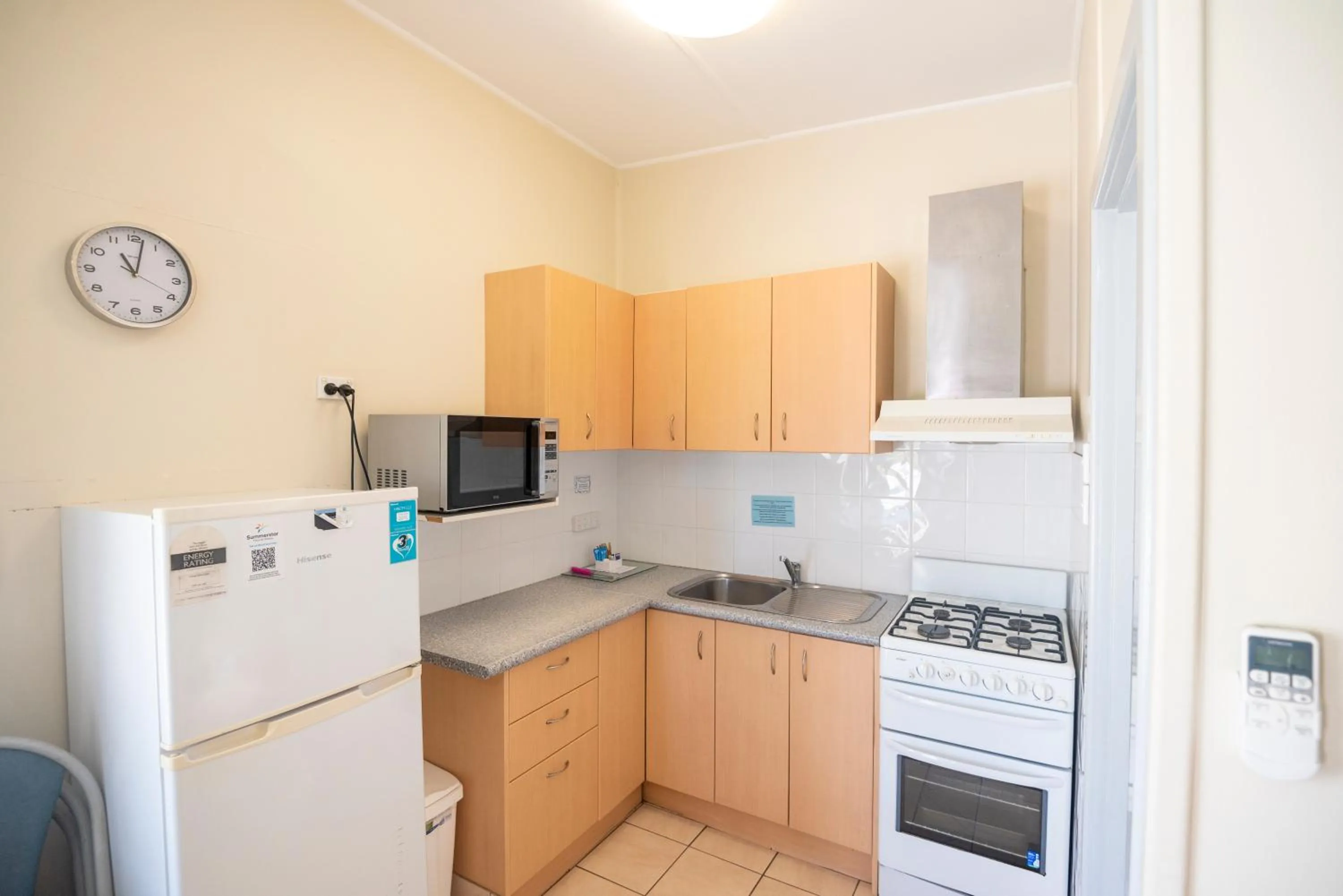 Kitchen or kitchenette in Belair Gardens Caravan Park