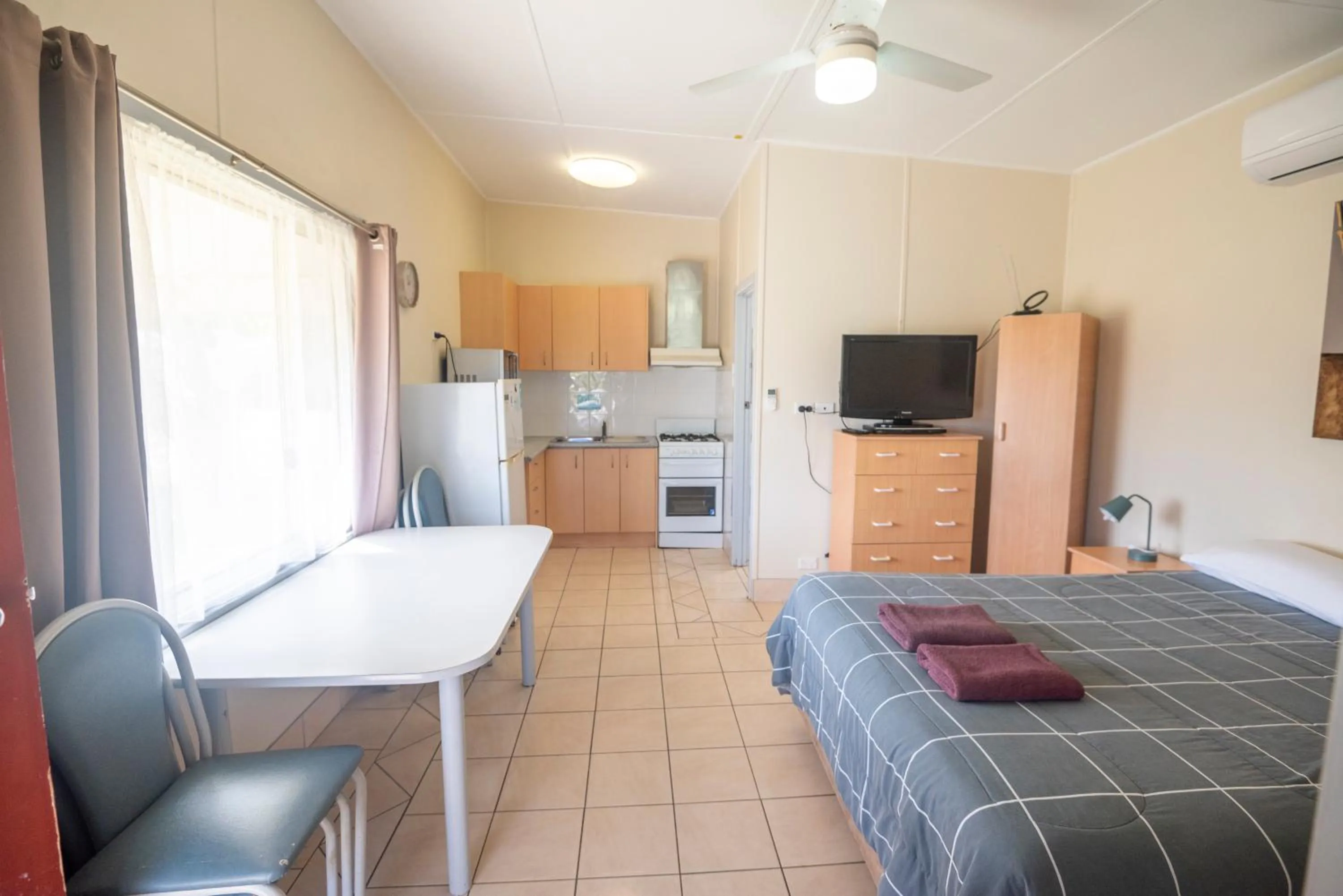 Bed in Belair Gardens Caravan Park