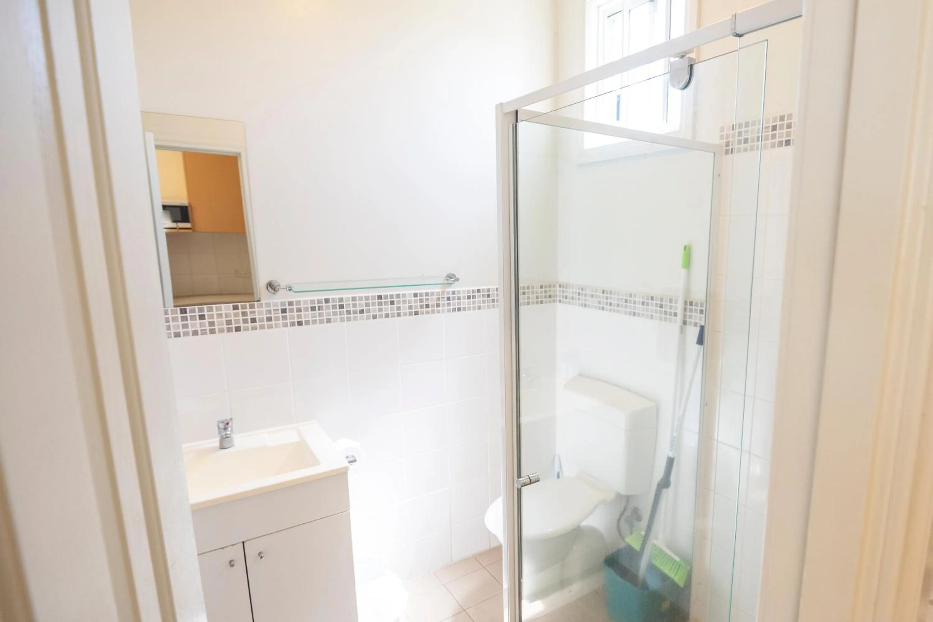 Shower in Belair Gardens Caravan Park