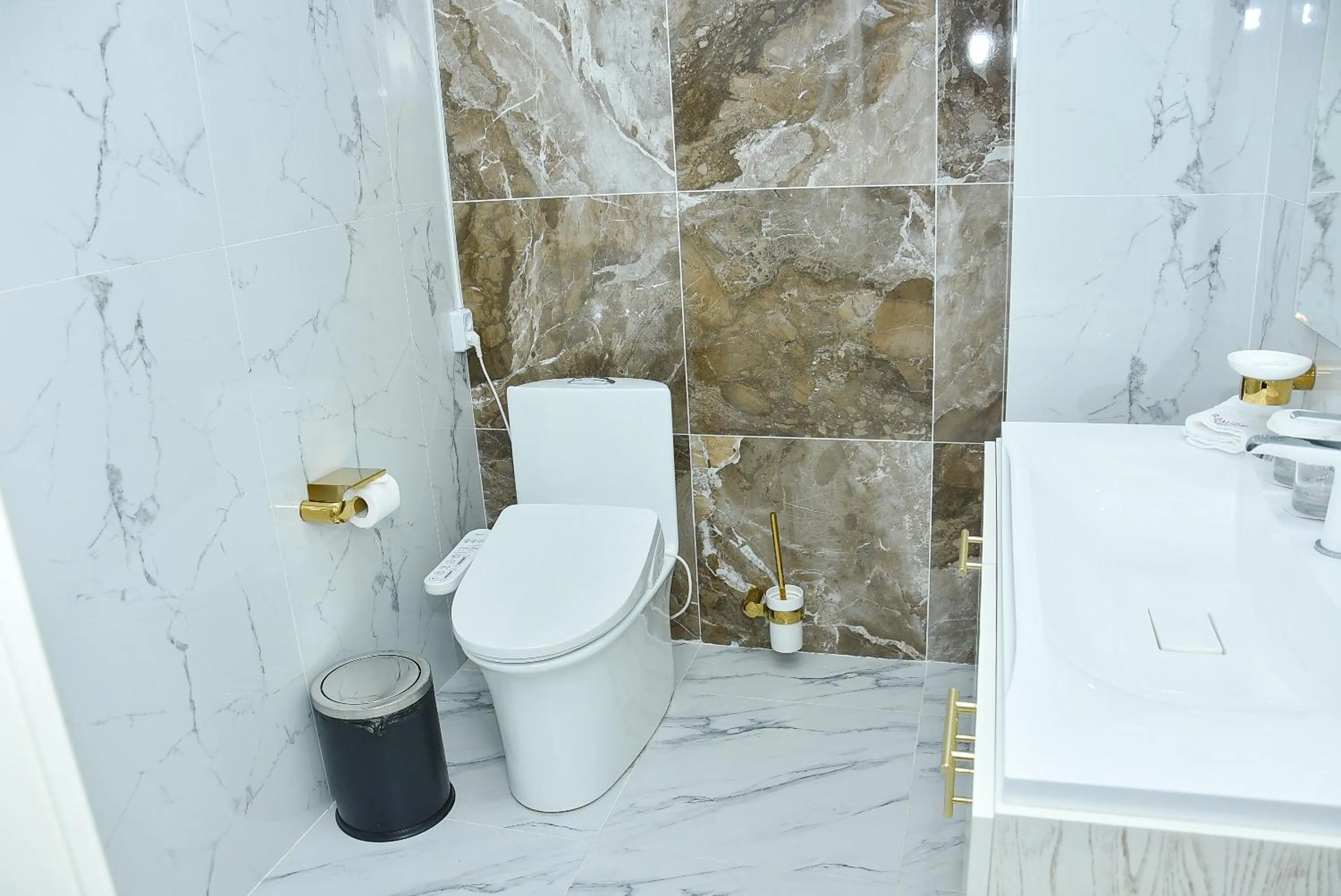 Toilet in Ramada by Wyndham Turkistan